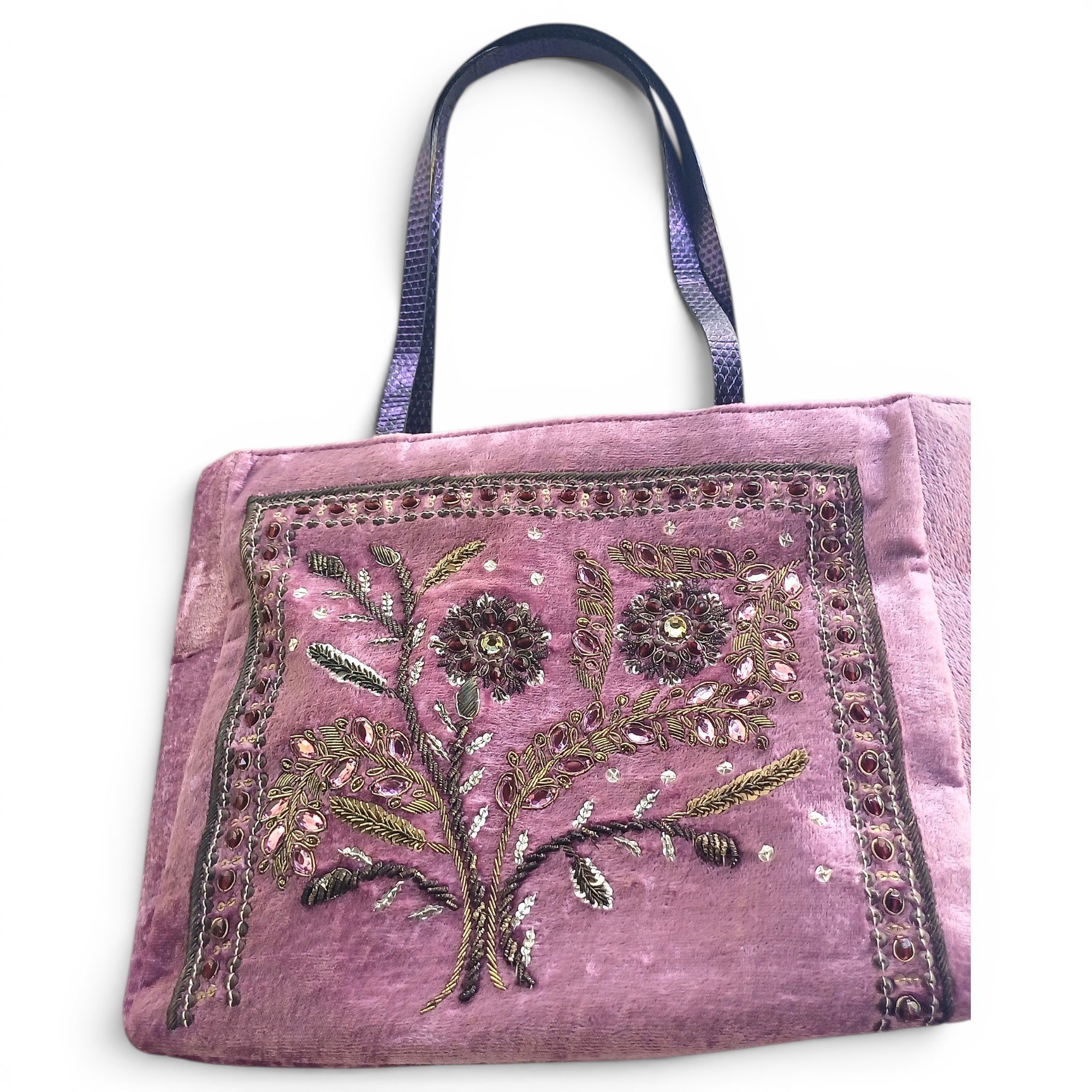 Vela velvet handbag