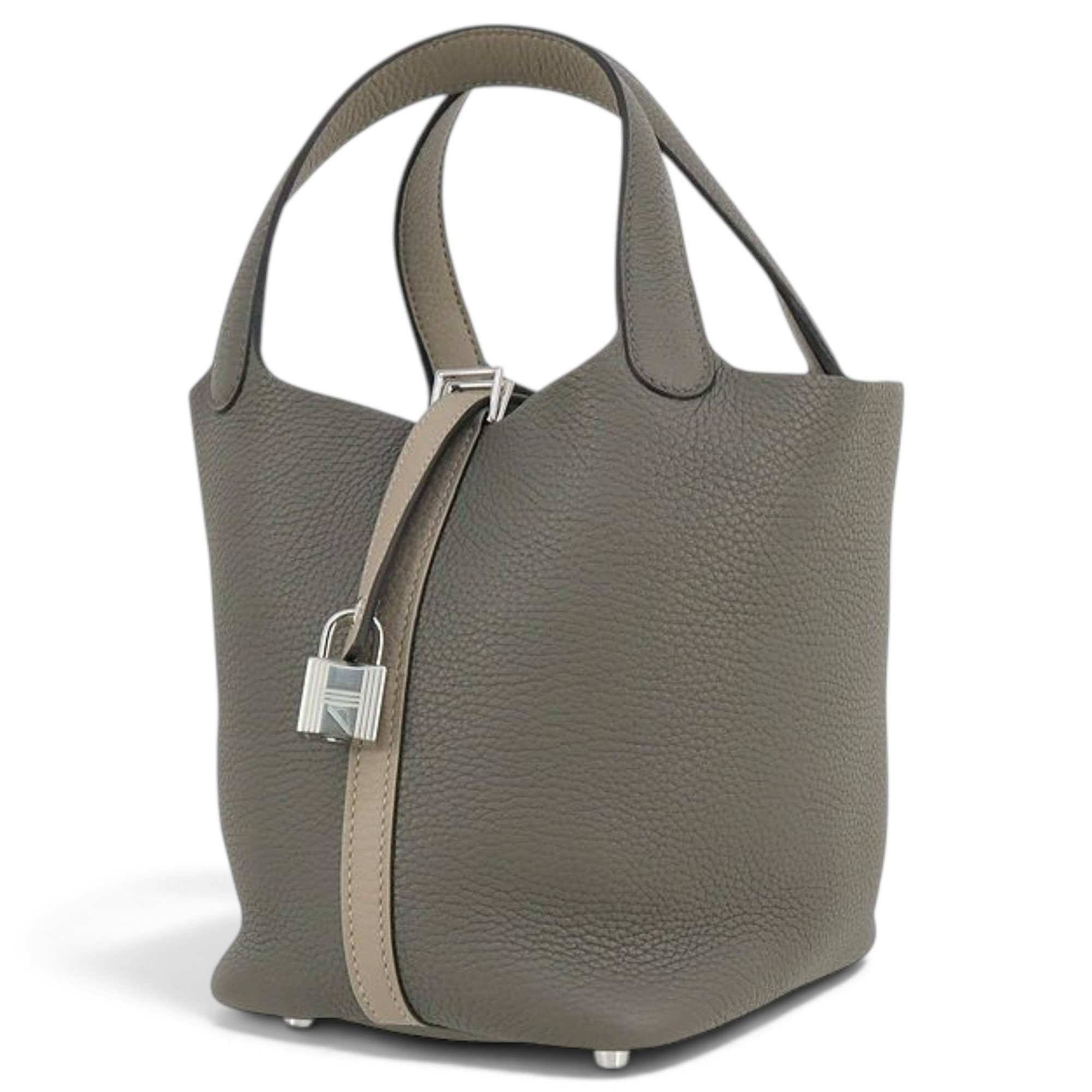 Picotin leather handbag