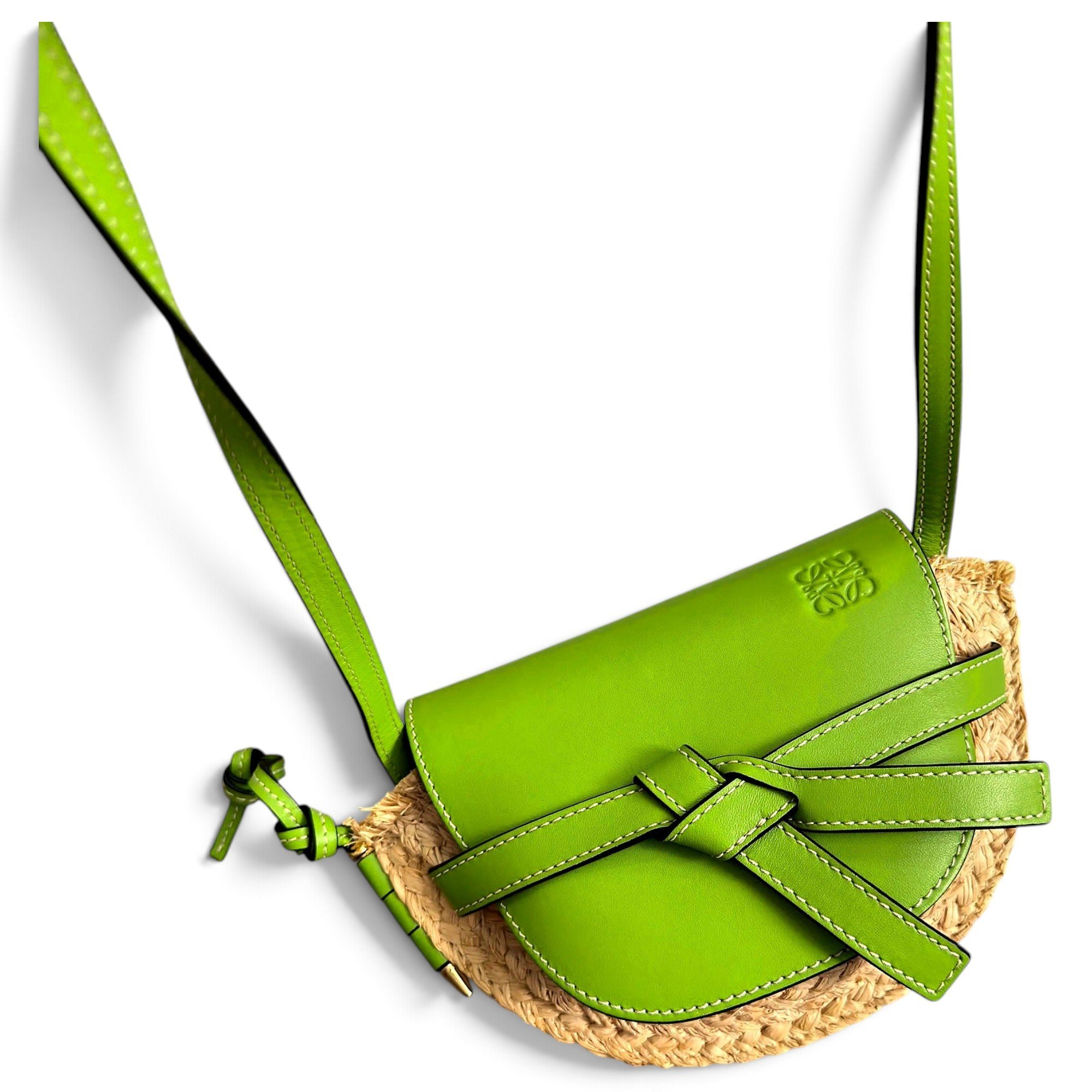 Gate leather crossbody bag