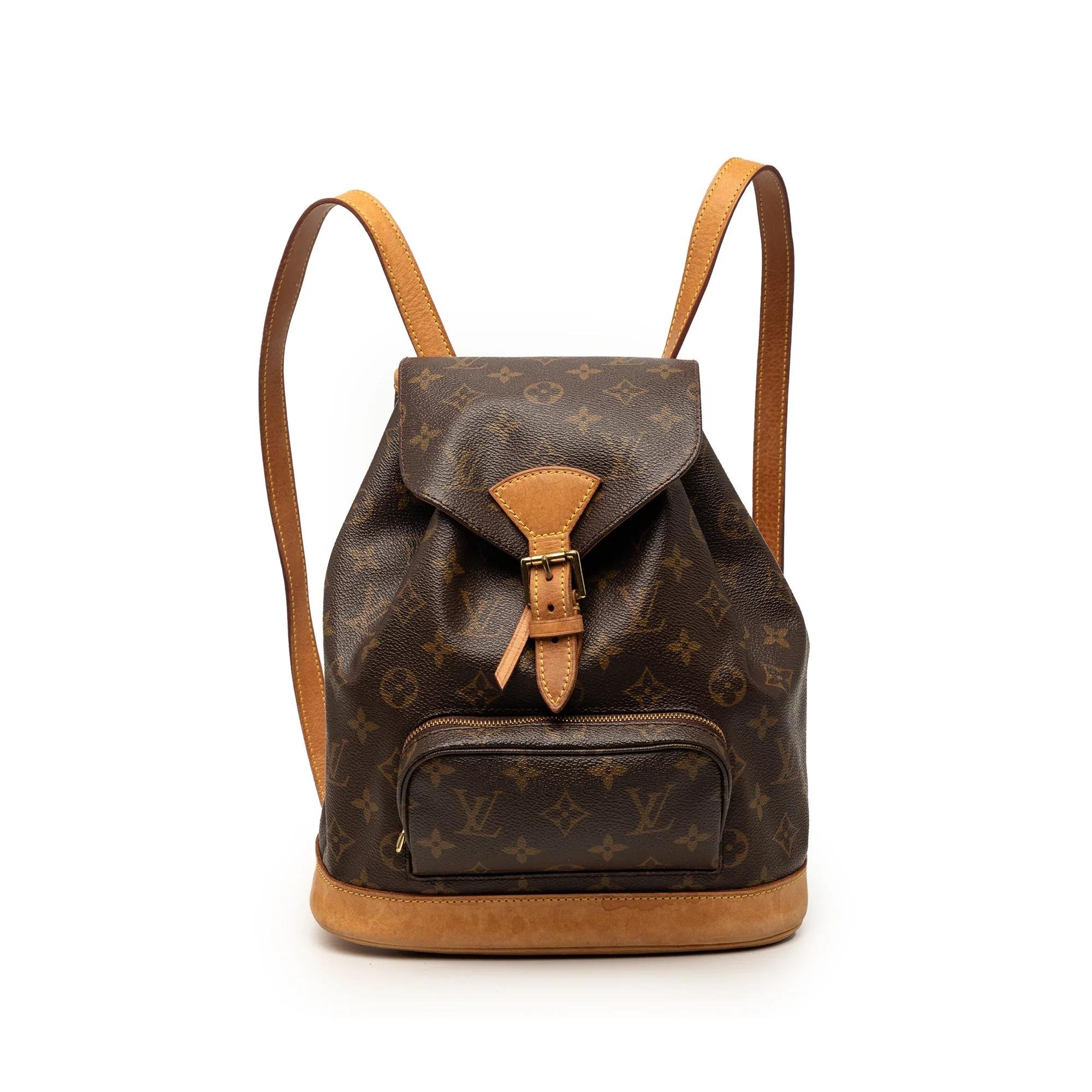 Montsouris leather backpack
