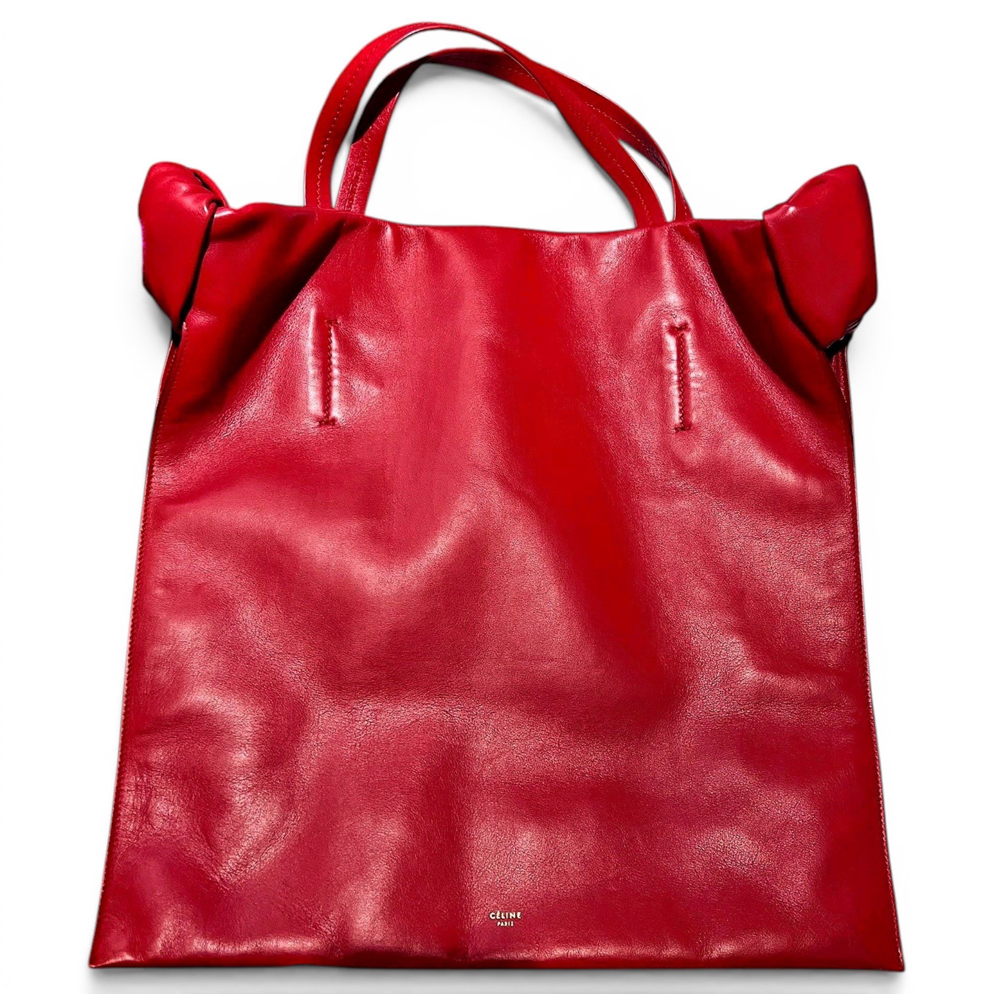Cabas leather tote
