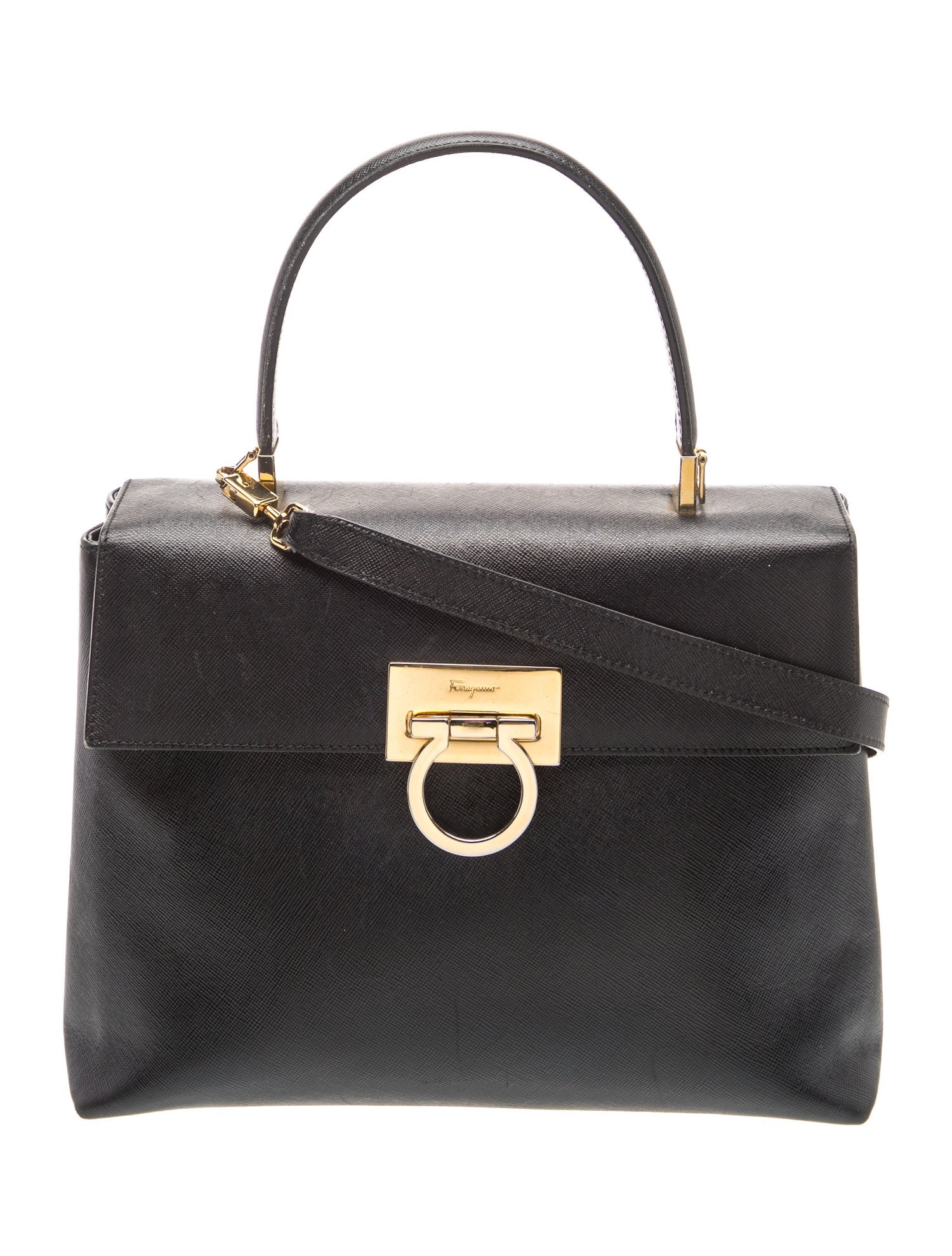 Gancini Top Handle Bag
