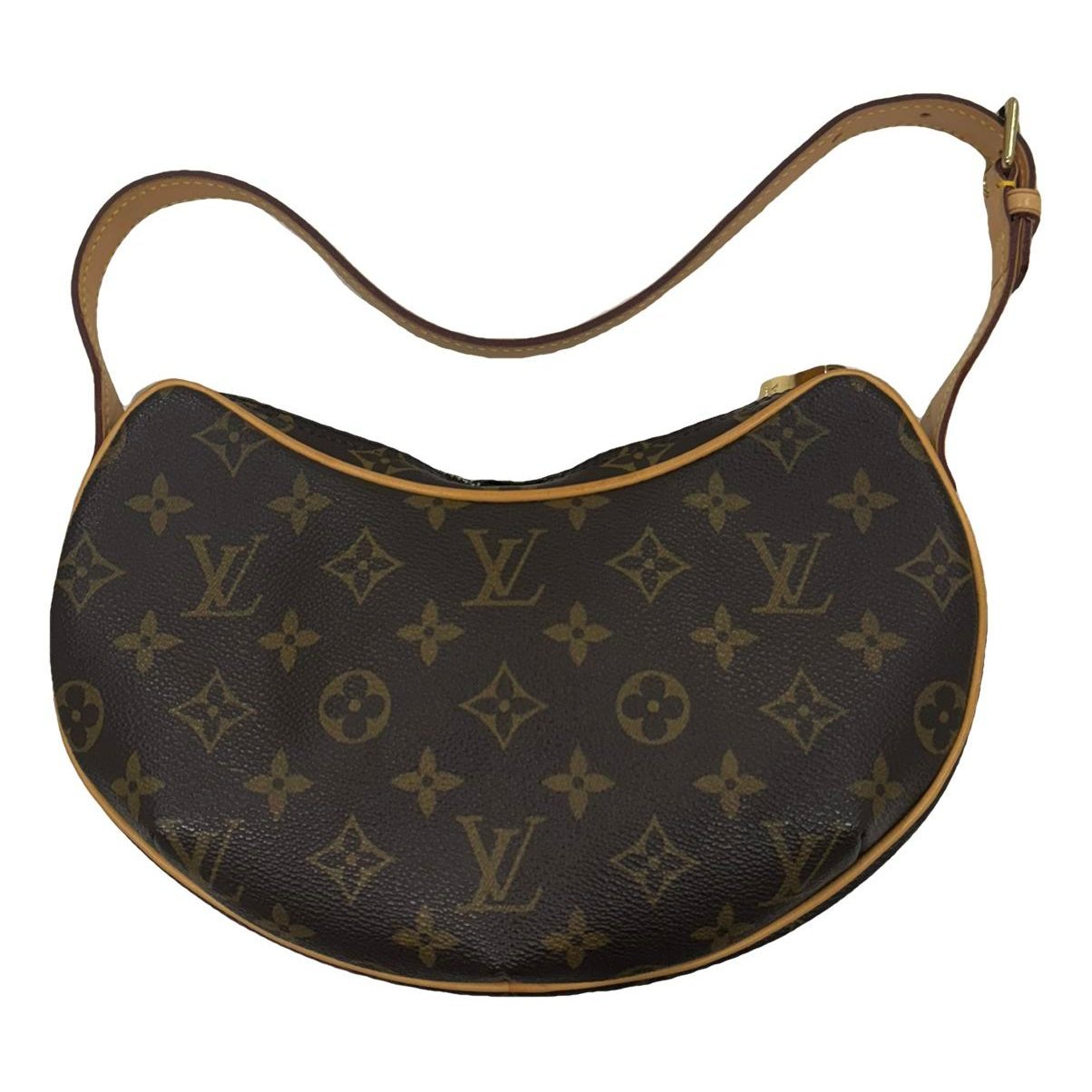 Croissant leather handbag