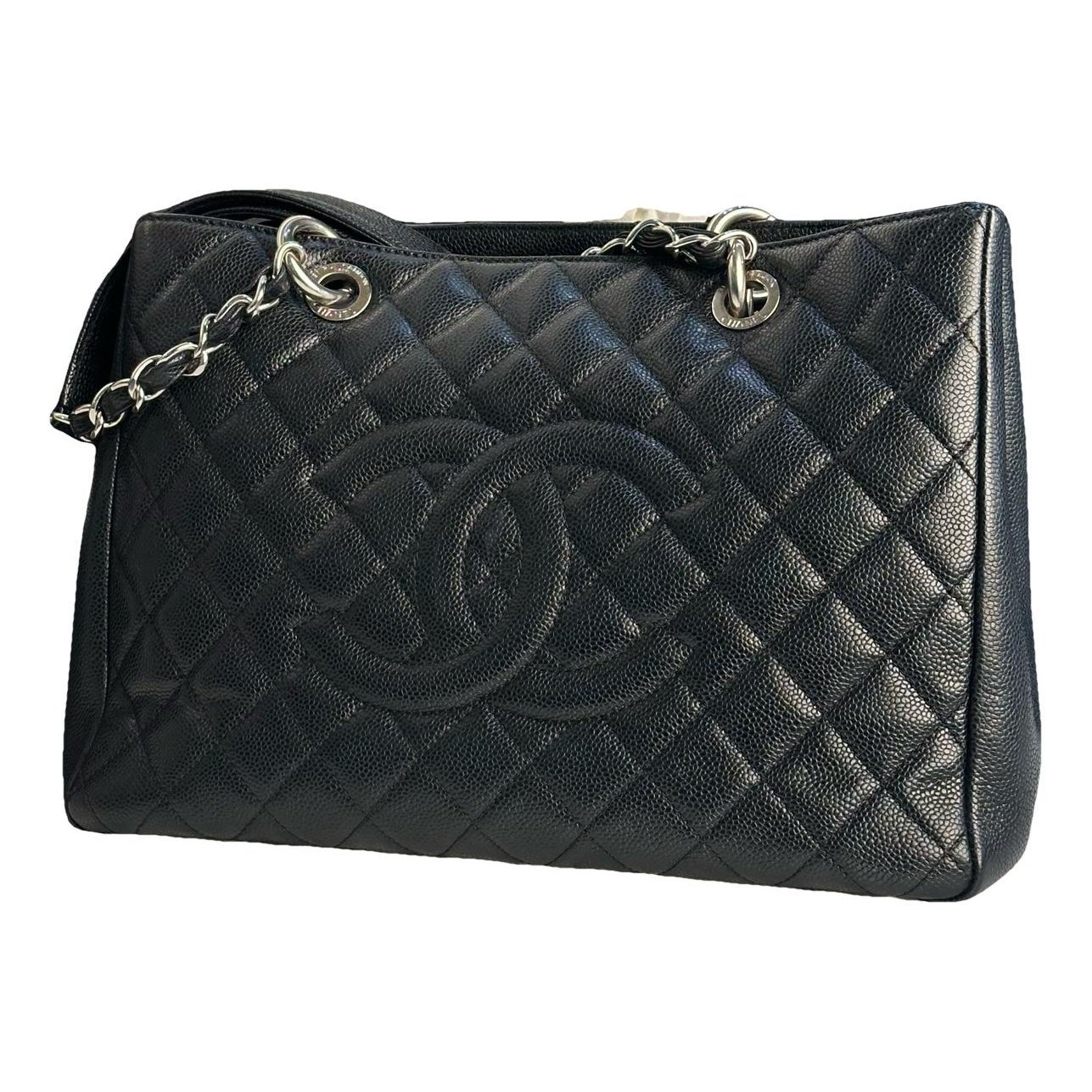 Grand shopping leather tote