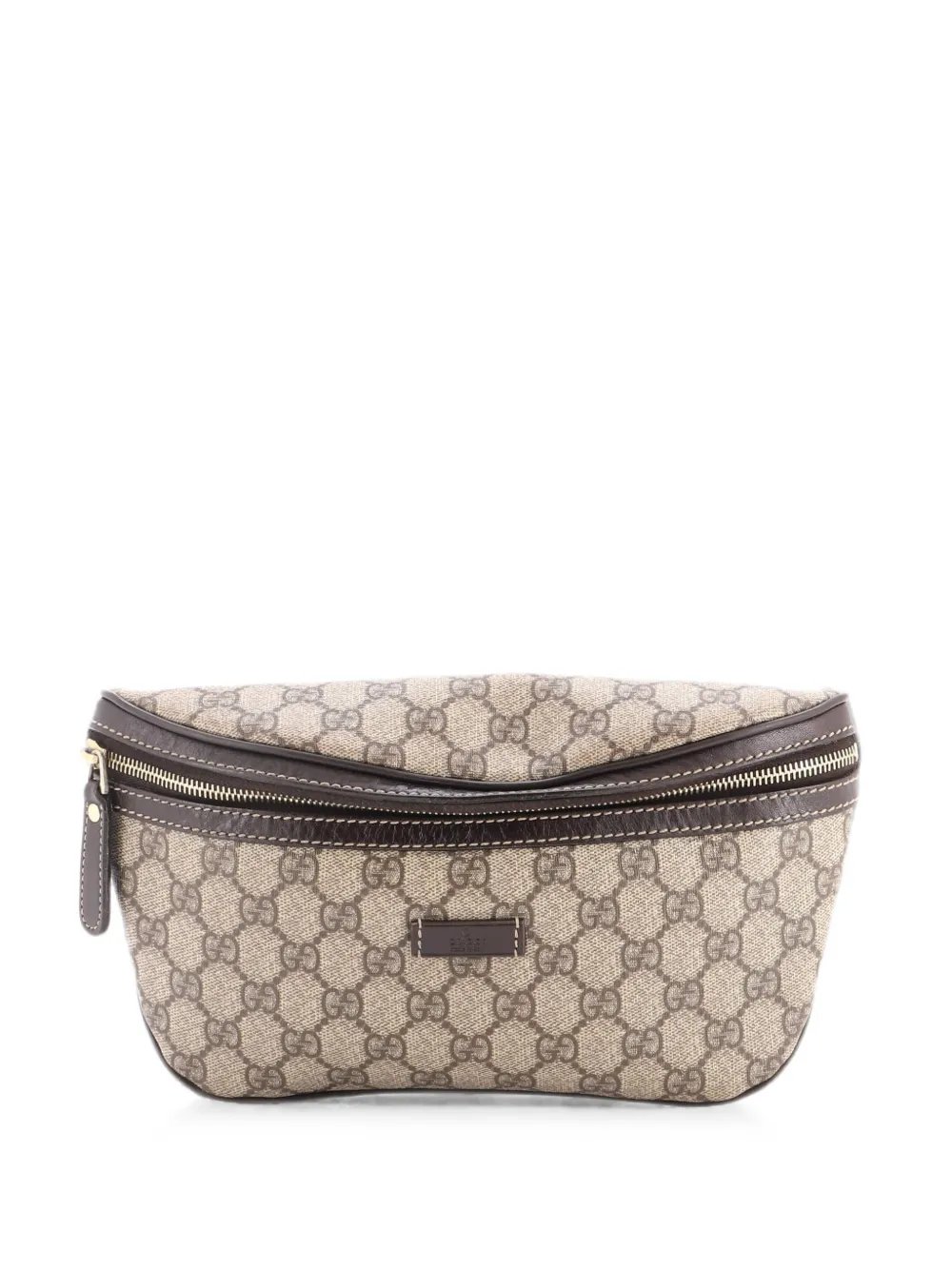 GG Coated Canvas with Leather Small belt bag