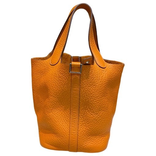 Picotin leather handbag