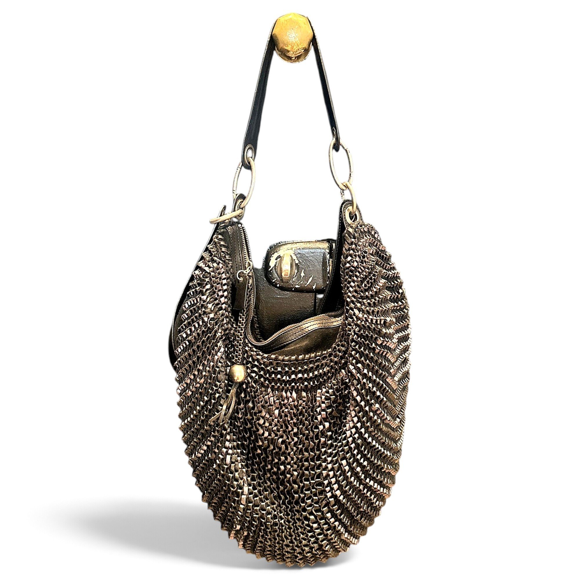 Leather handbag