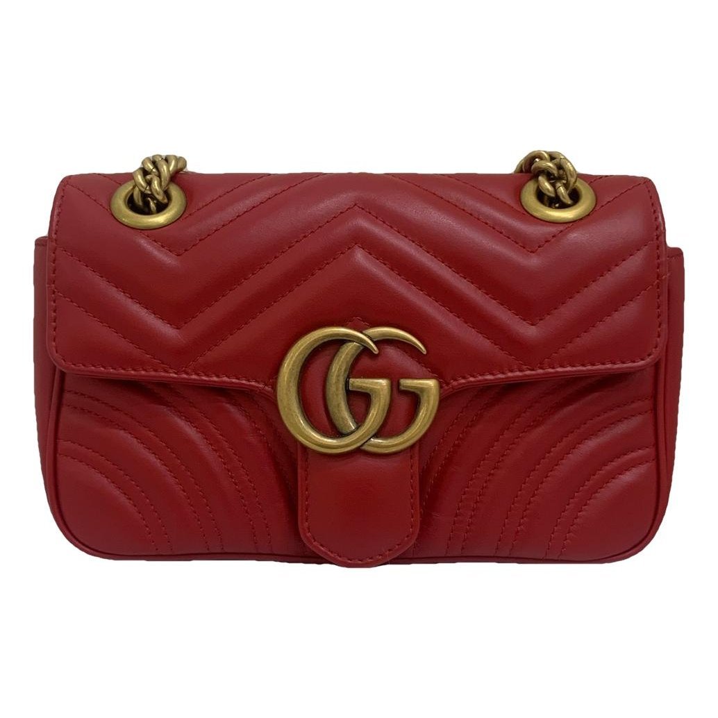 GG Marmont Flap leather handbag