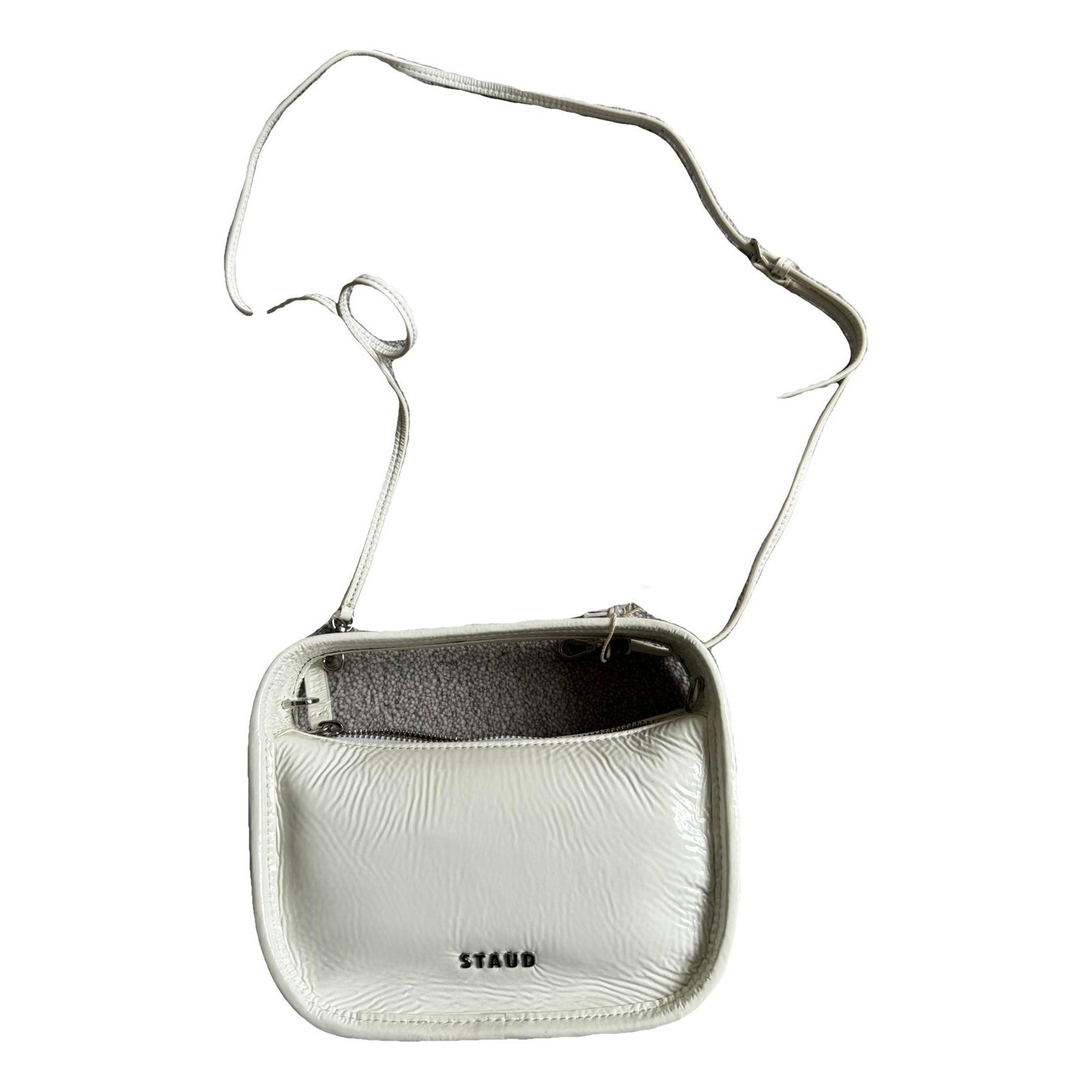Patent leather handbag