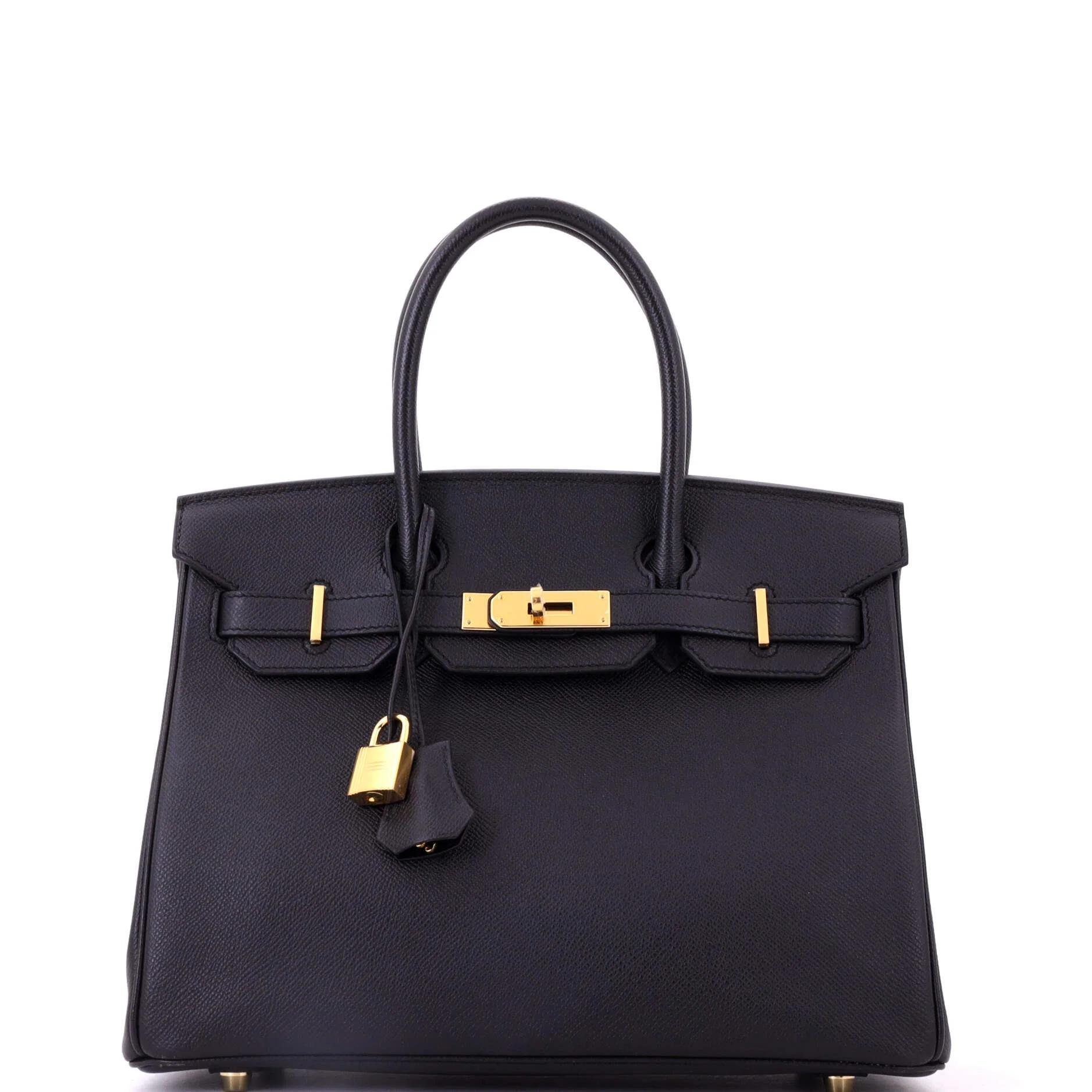 Birkin 30 leather handbag