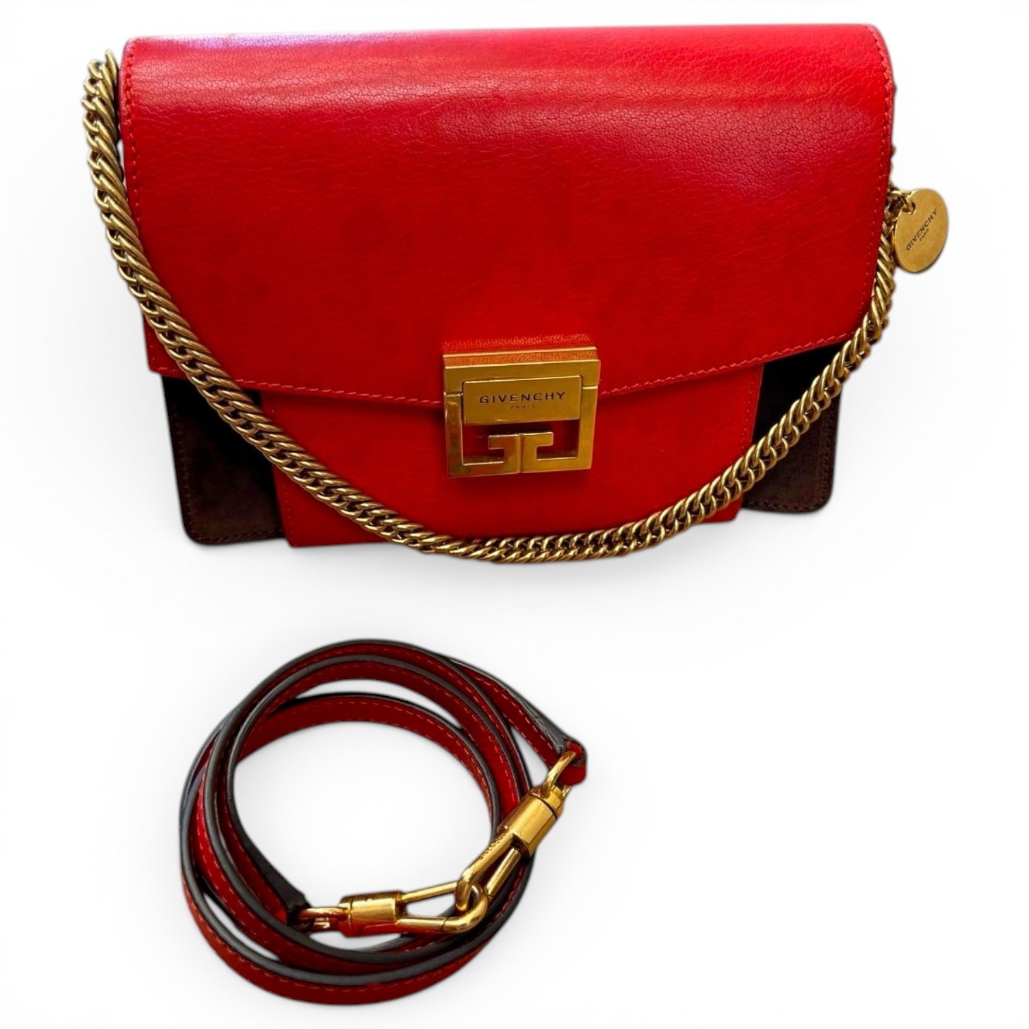 GV3 leather crossbody bag