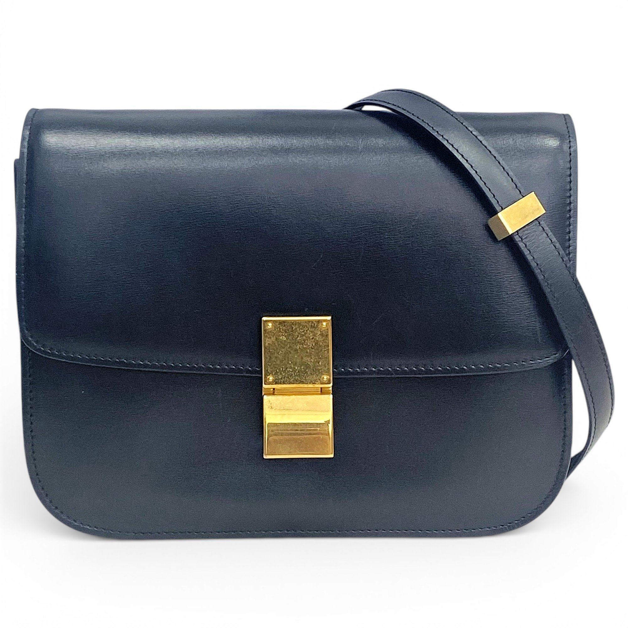 Classic leather handbag