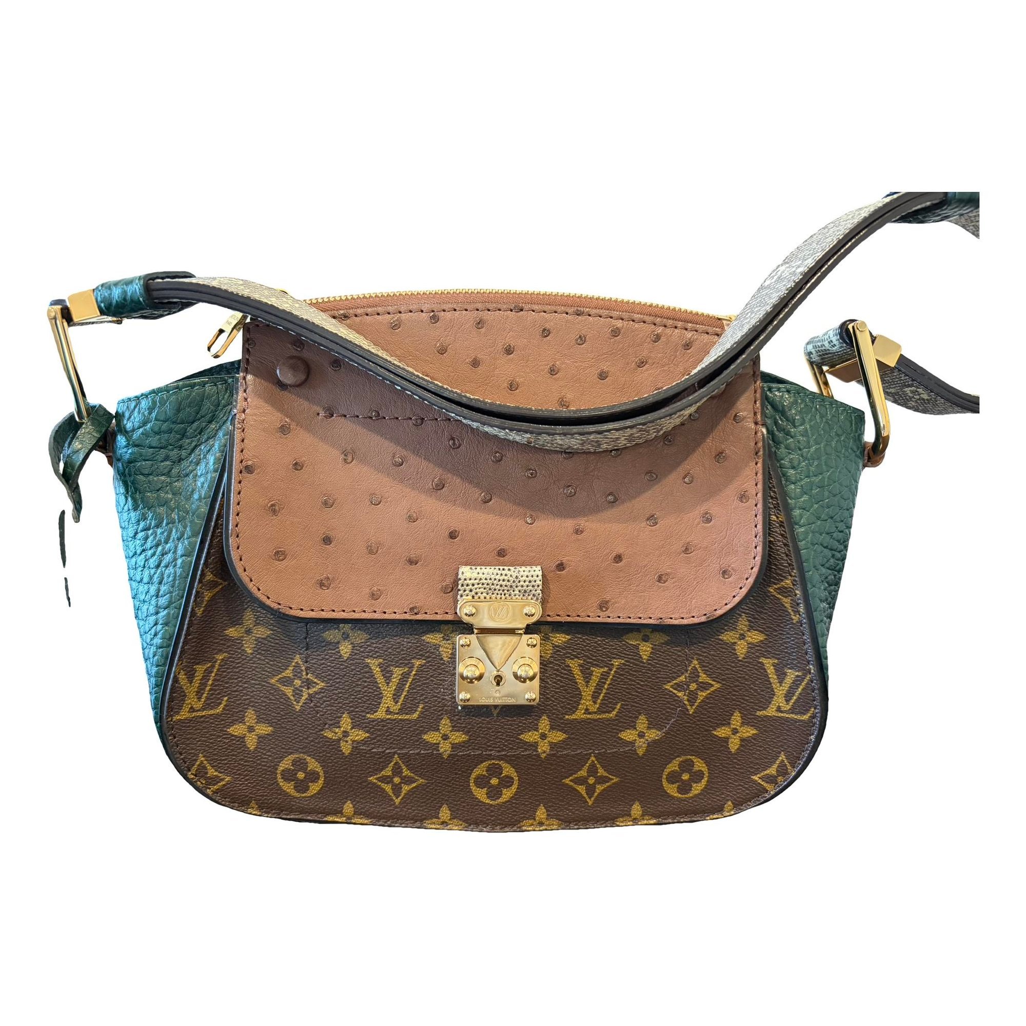 Majestueux ostrich handbag