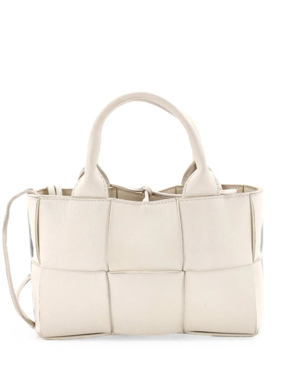 Arco Maxi Intrecciato Leather Candy tote bag