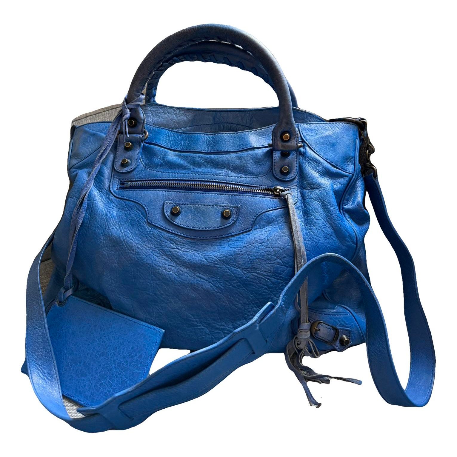 Vélo leather handbag
