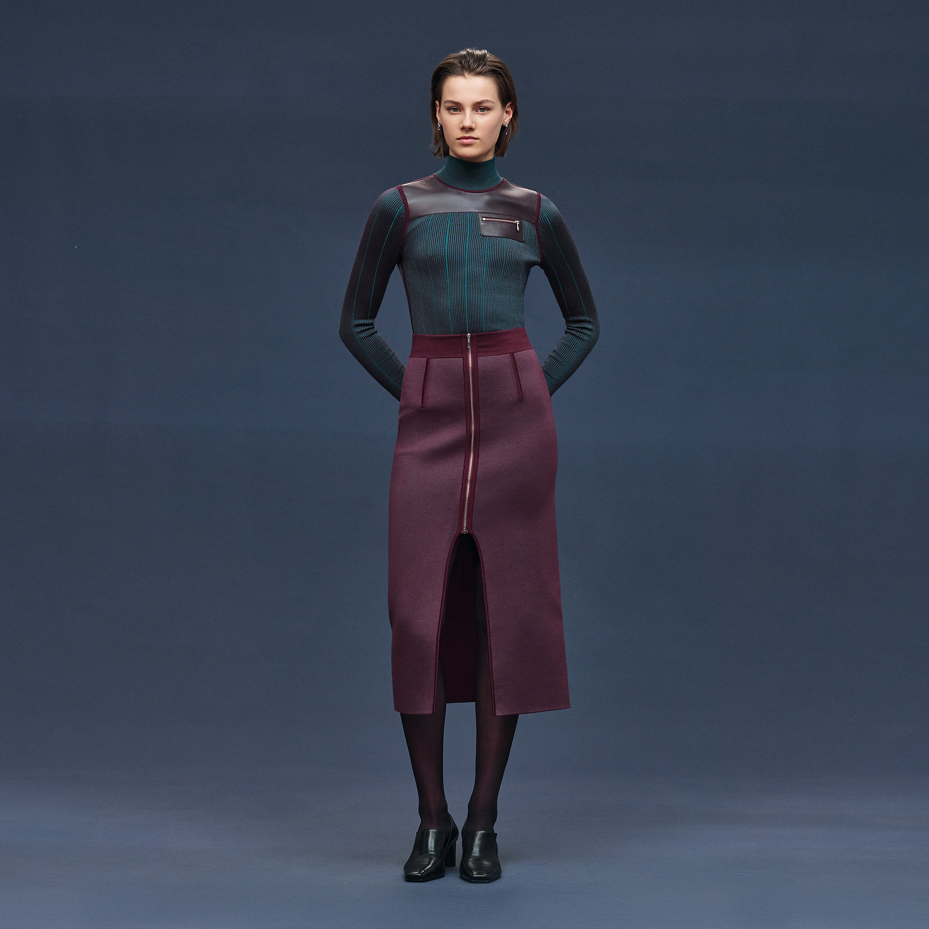 Mid-length skirt