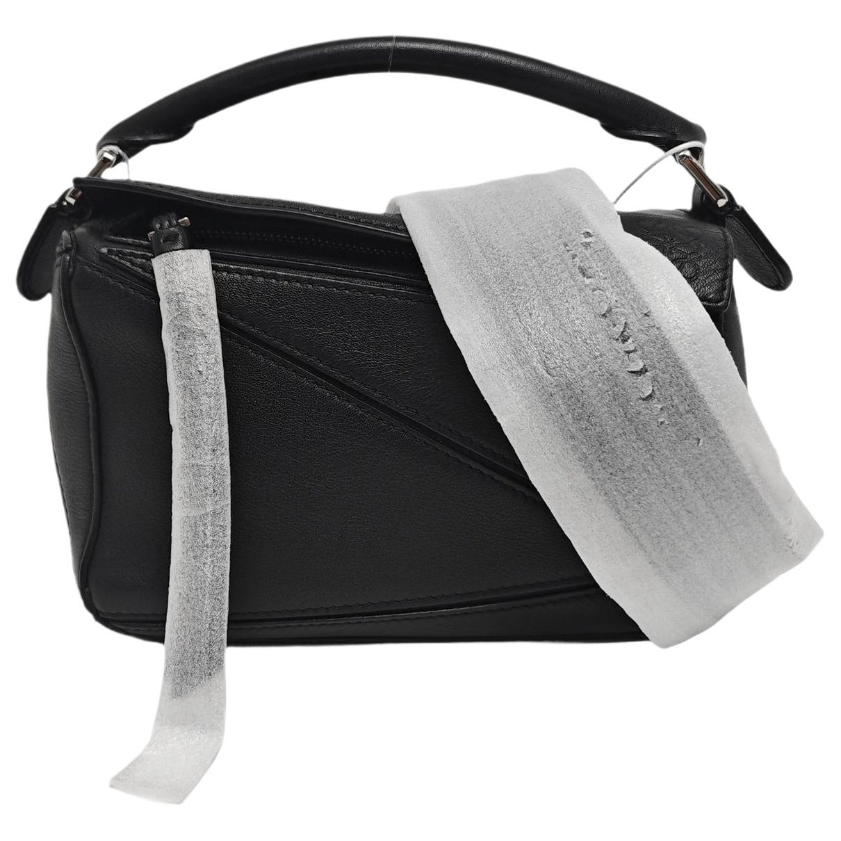 Puzzle leather mini bag