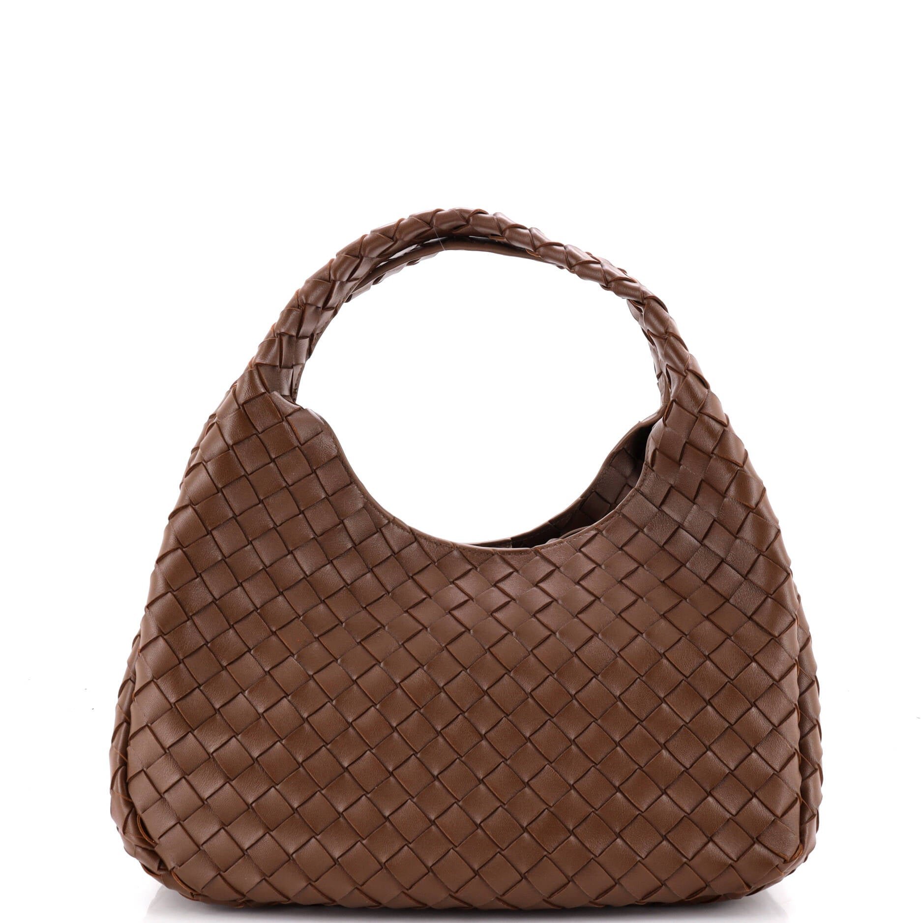 Campana NM Hobo Intrecciato Leather Medium