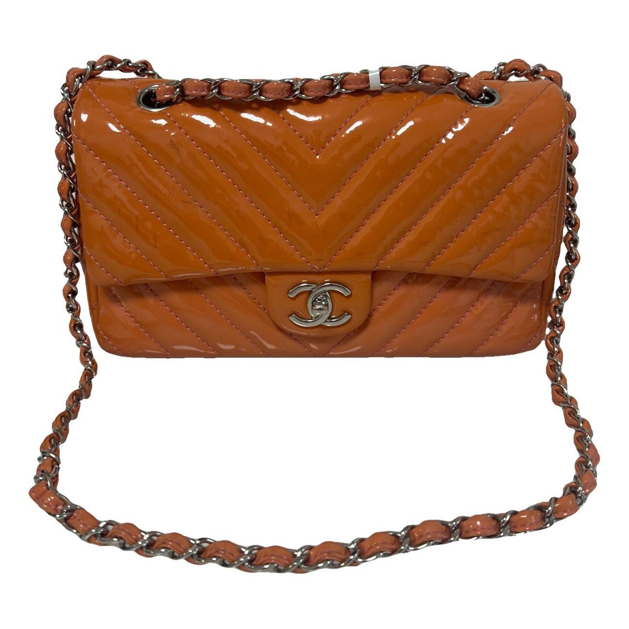 Timeless/Classique patent leather handbag