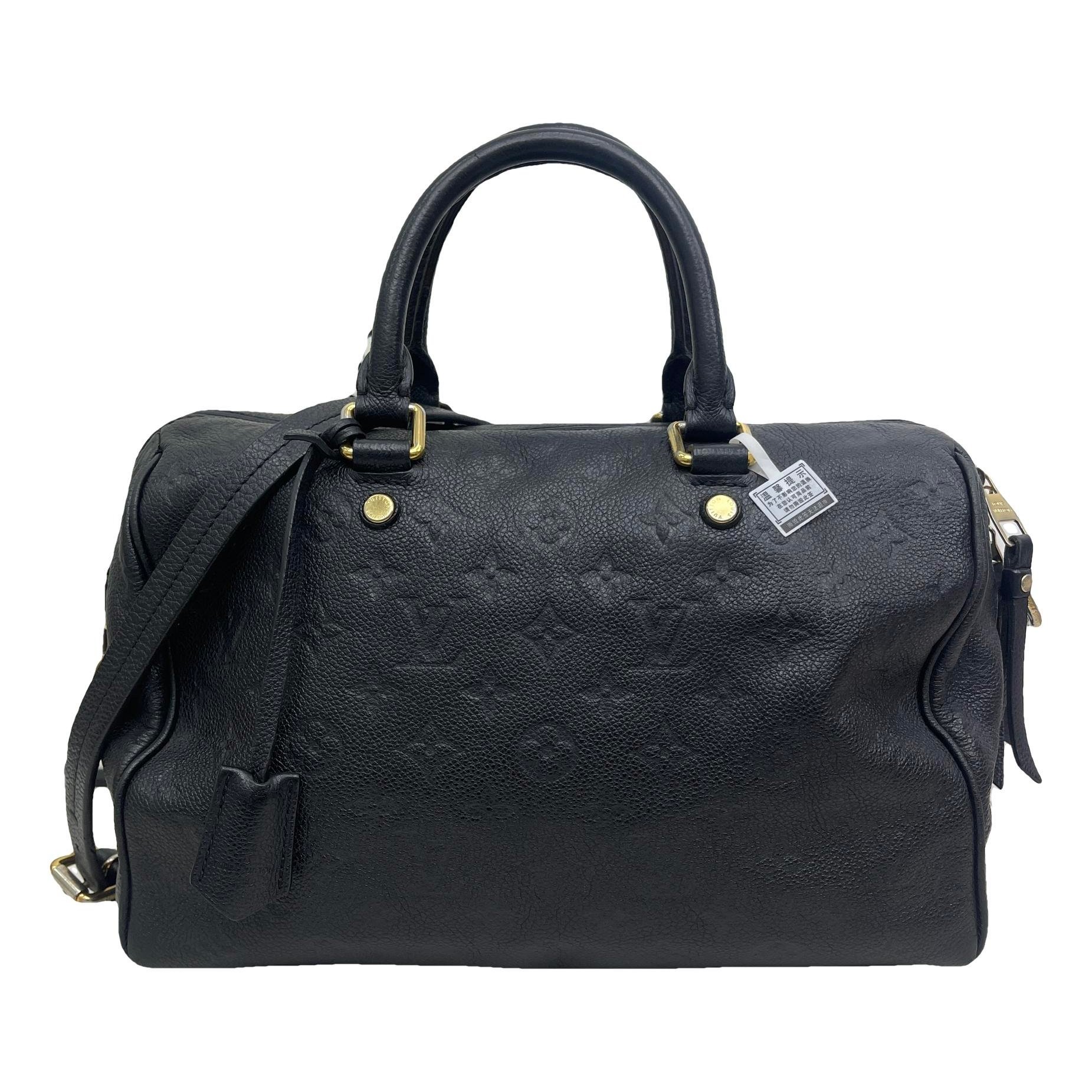 Speedy leather handbag