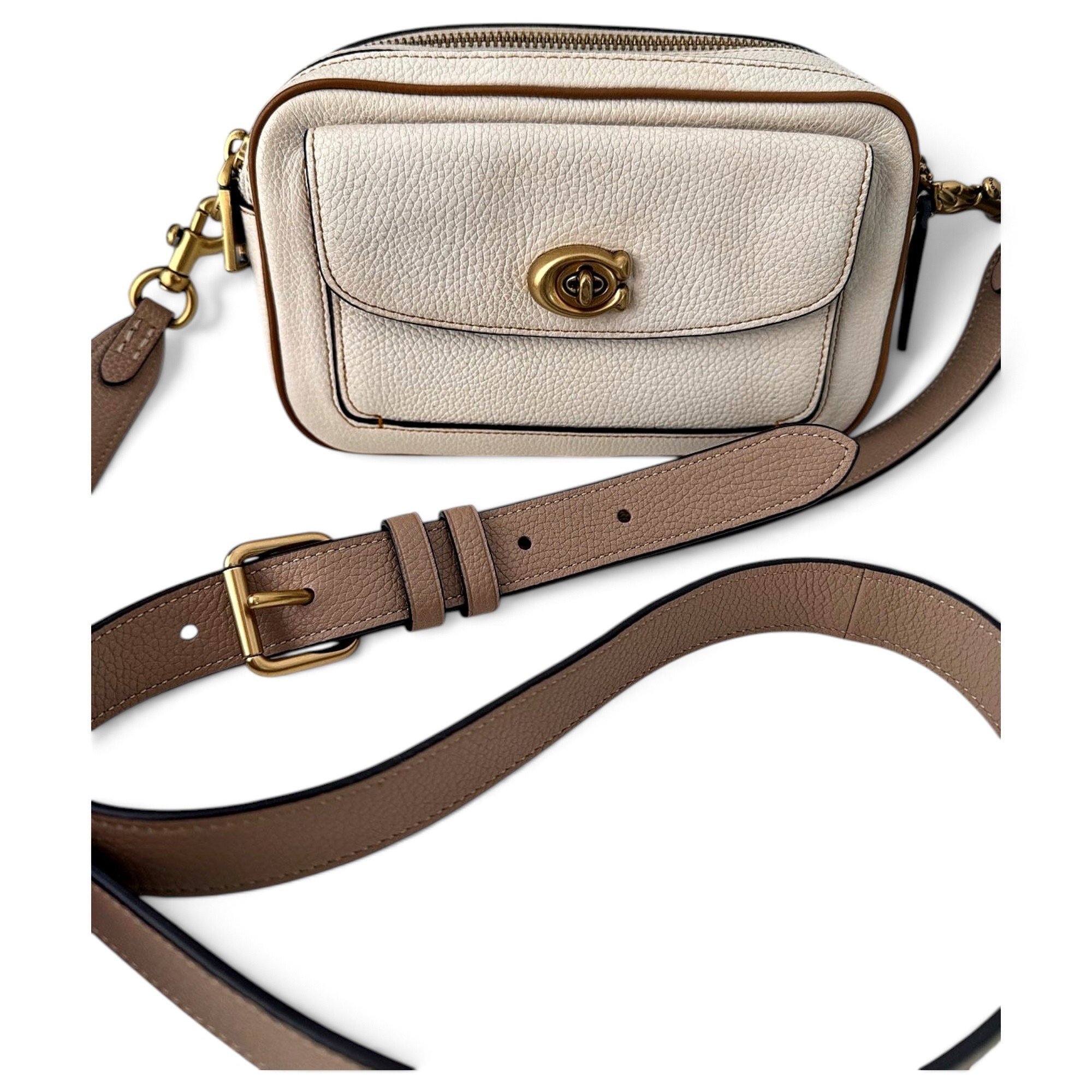 Smooth Crossbody leather crossbody bag