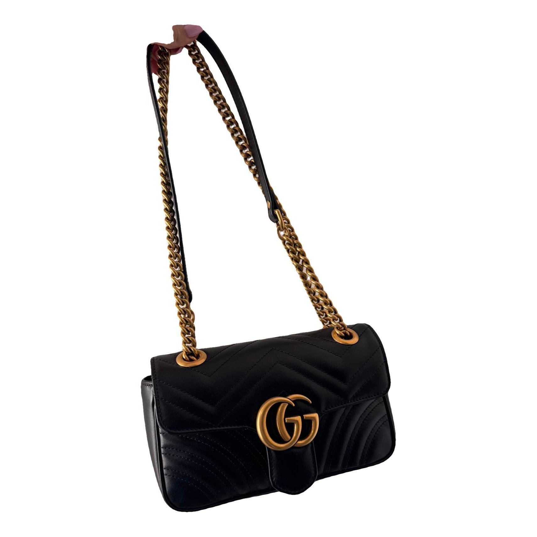 GG Marmont leather crossbody bag