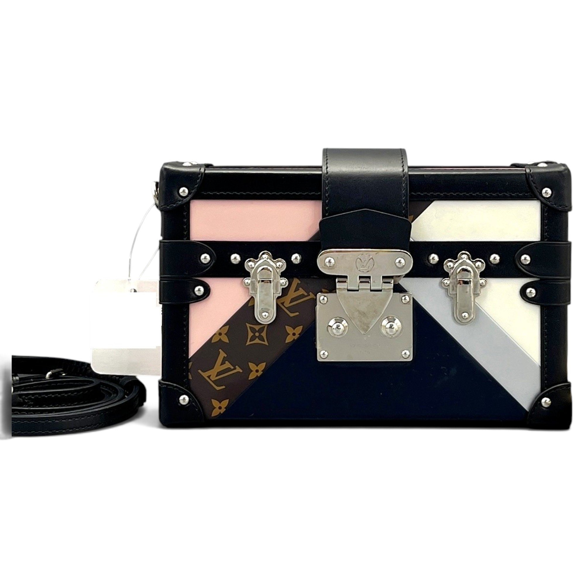 Petite Malle leather handbag