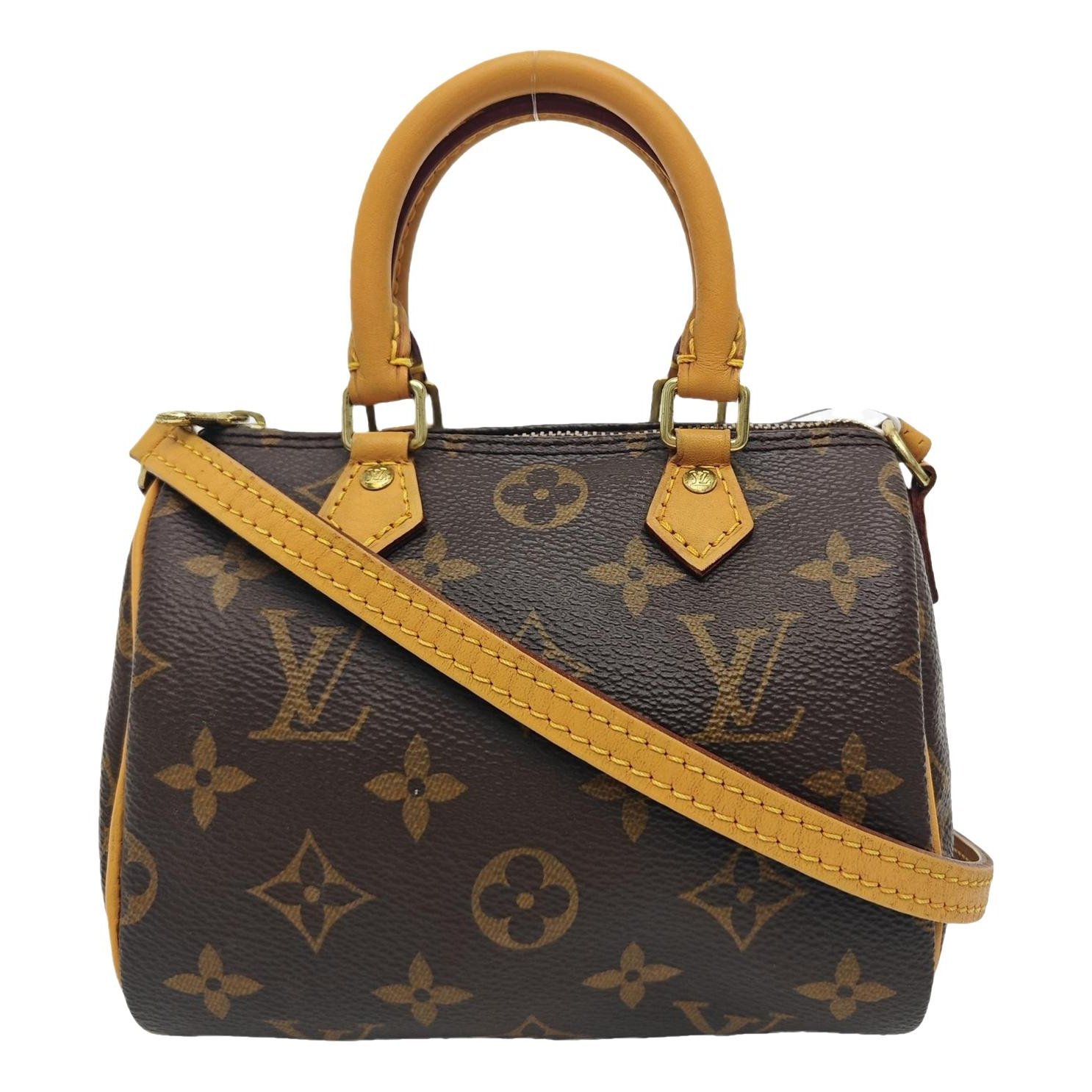 Louis Vuitton Nano Speedy / Mini HL leather handbag