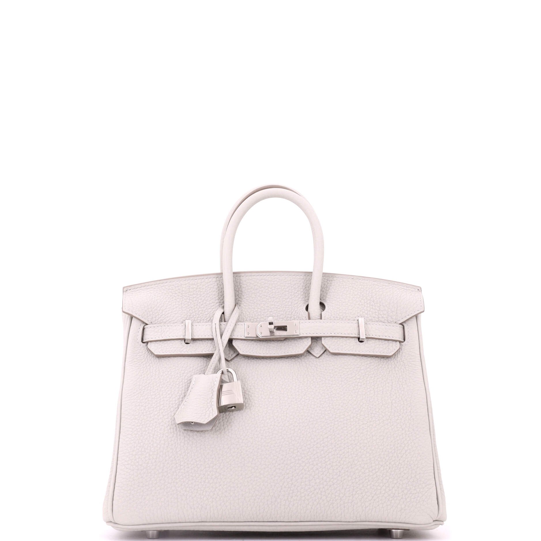 Birkin Handbag Grey Togo with Palladium Hardware 25