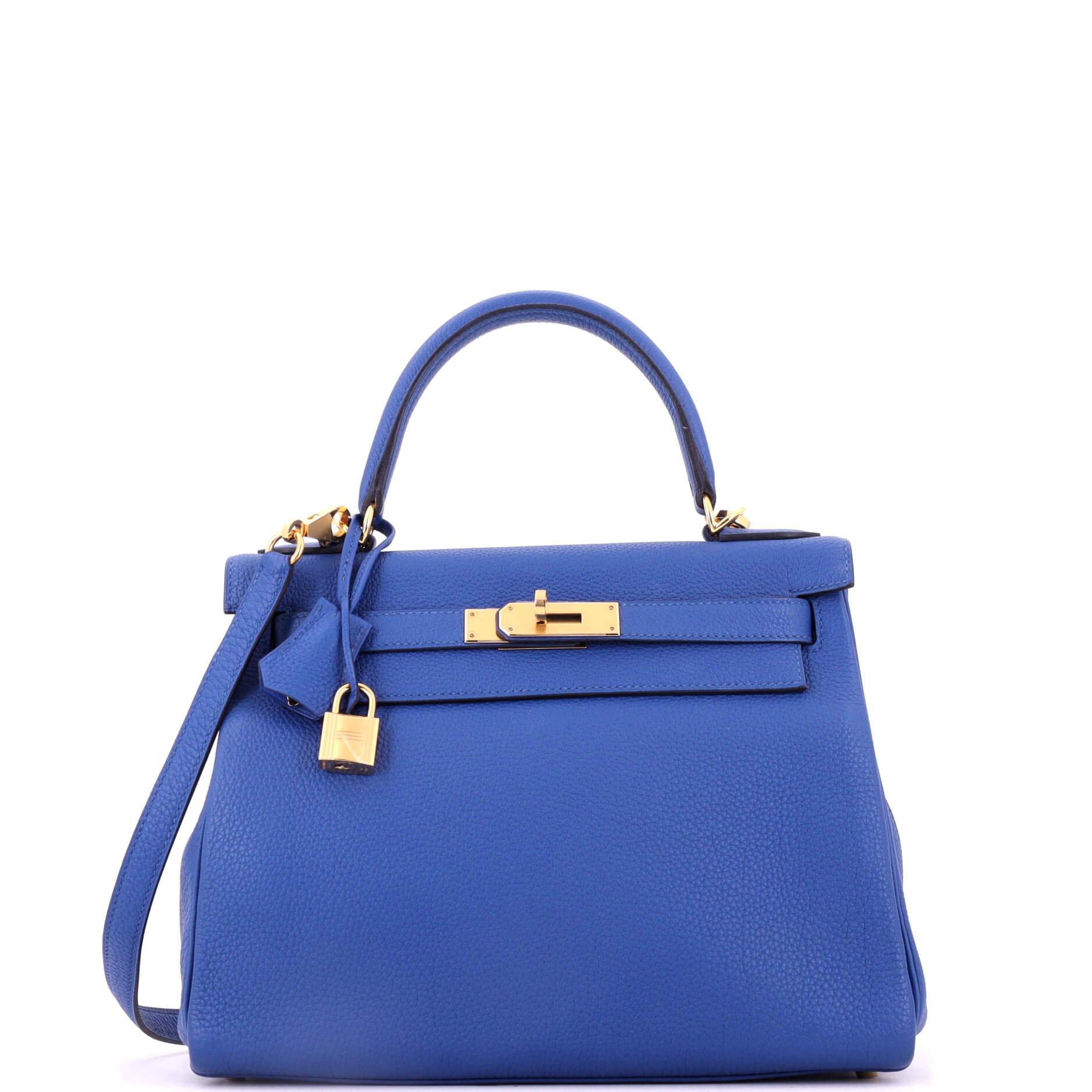 Kelly Handbag Mykonos Togo with Gold Hardware 28