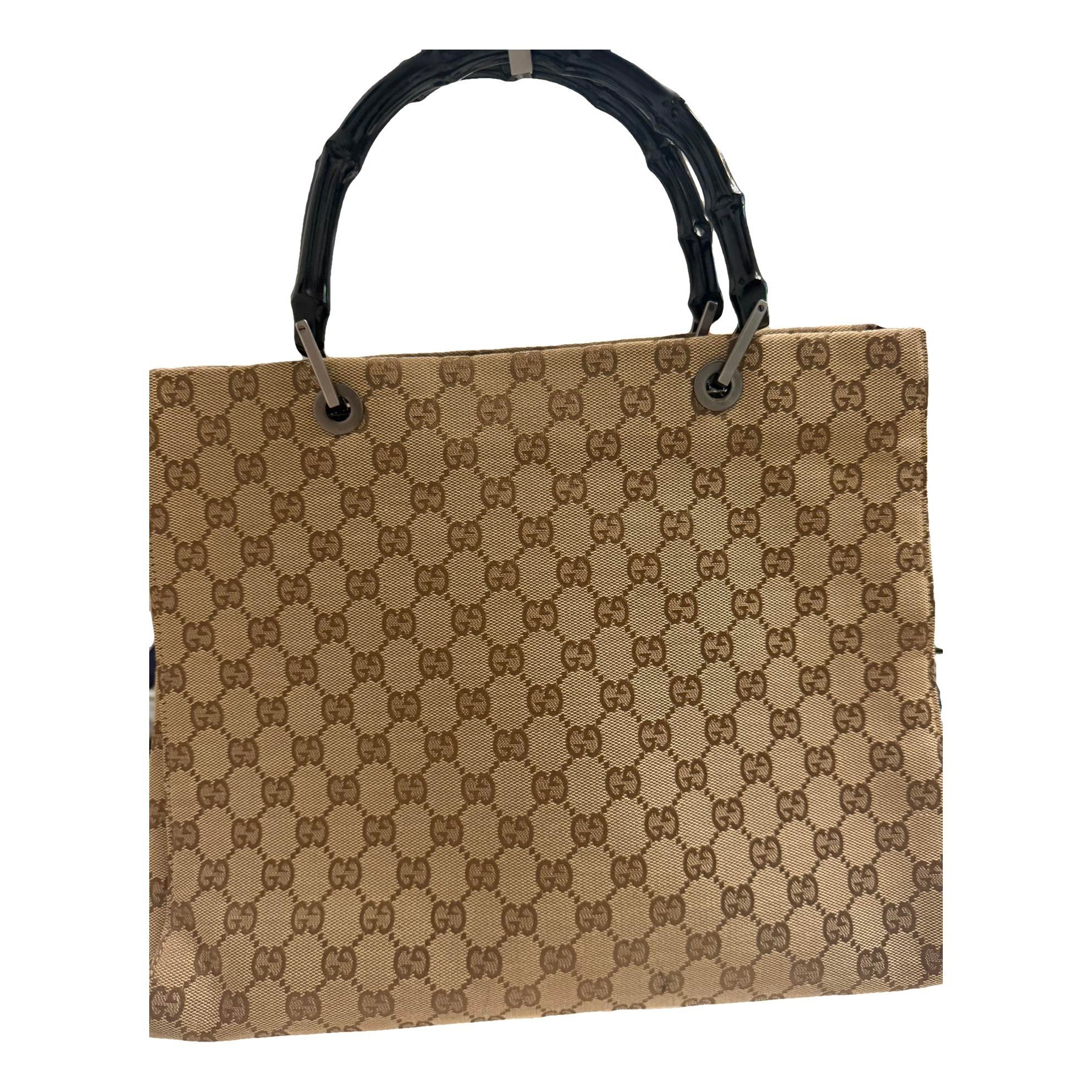 Vintage Bamboo cloth tote