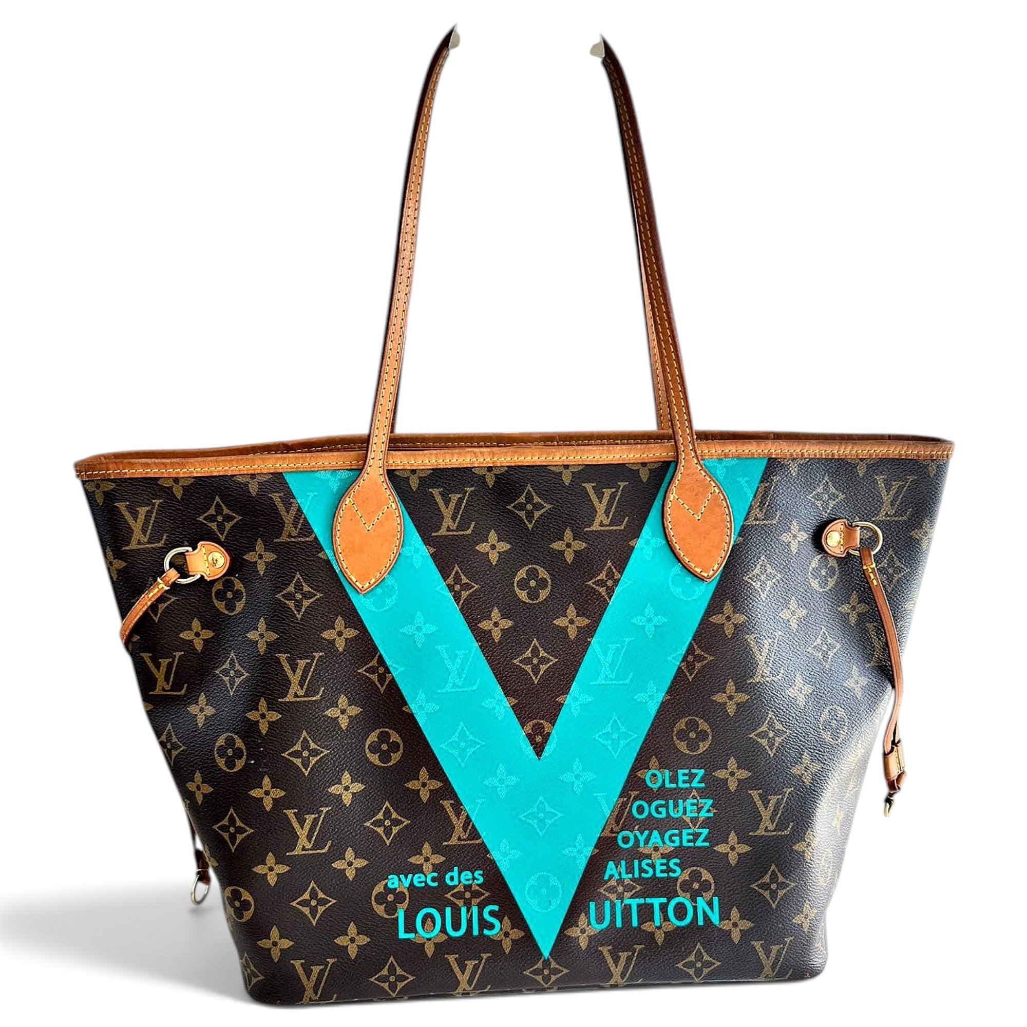 Neverfull leather tote