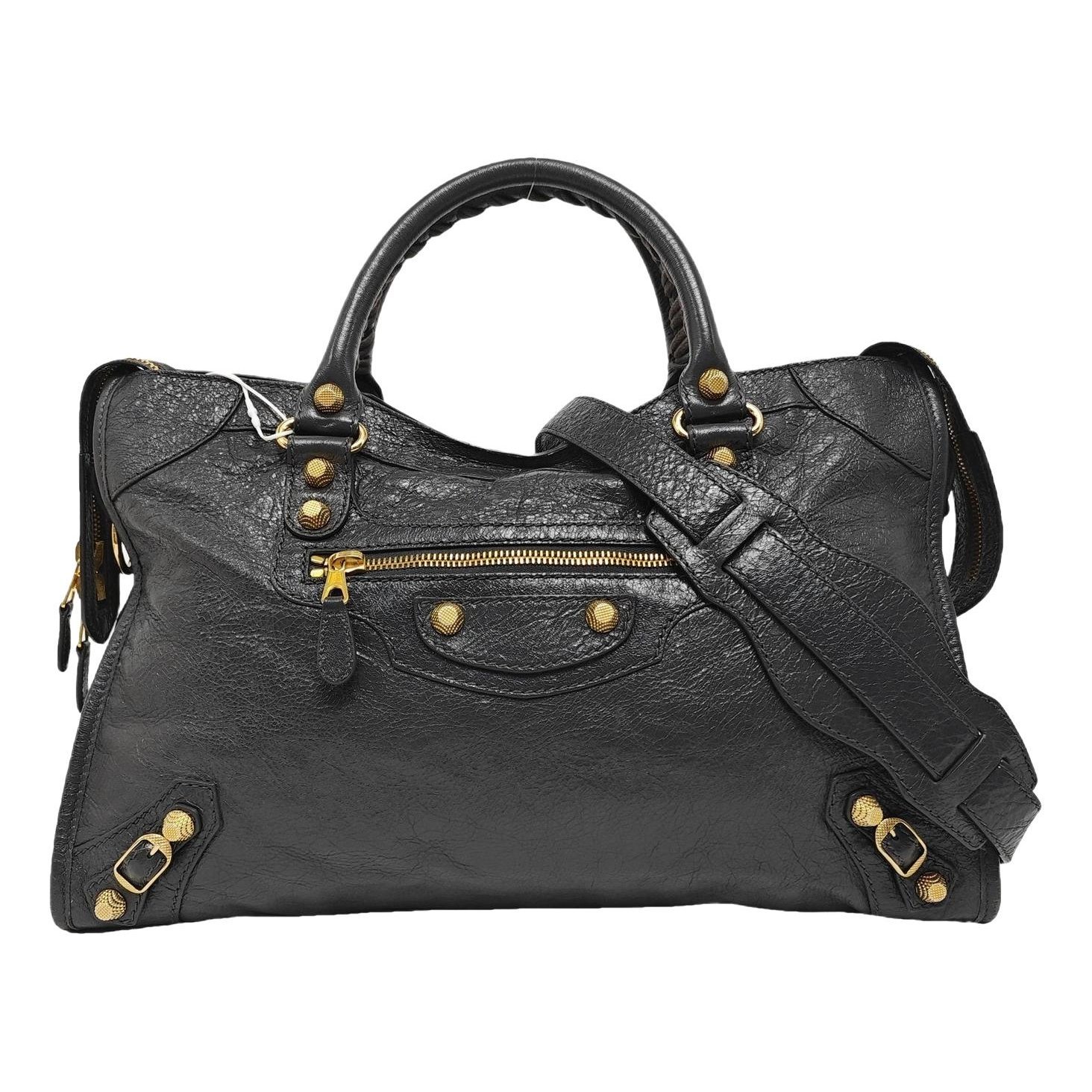 Leather handbag