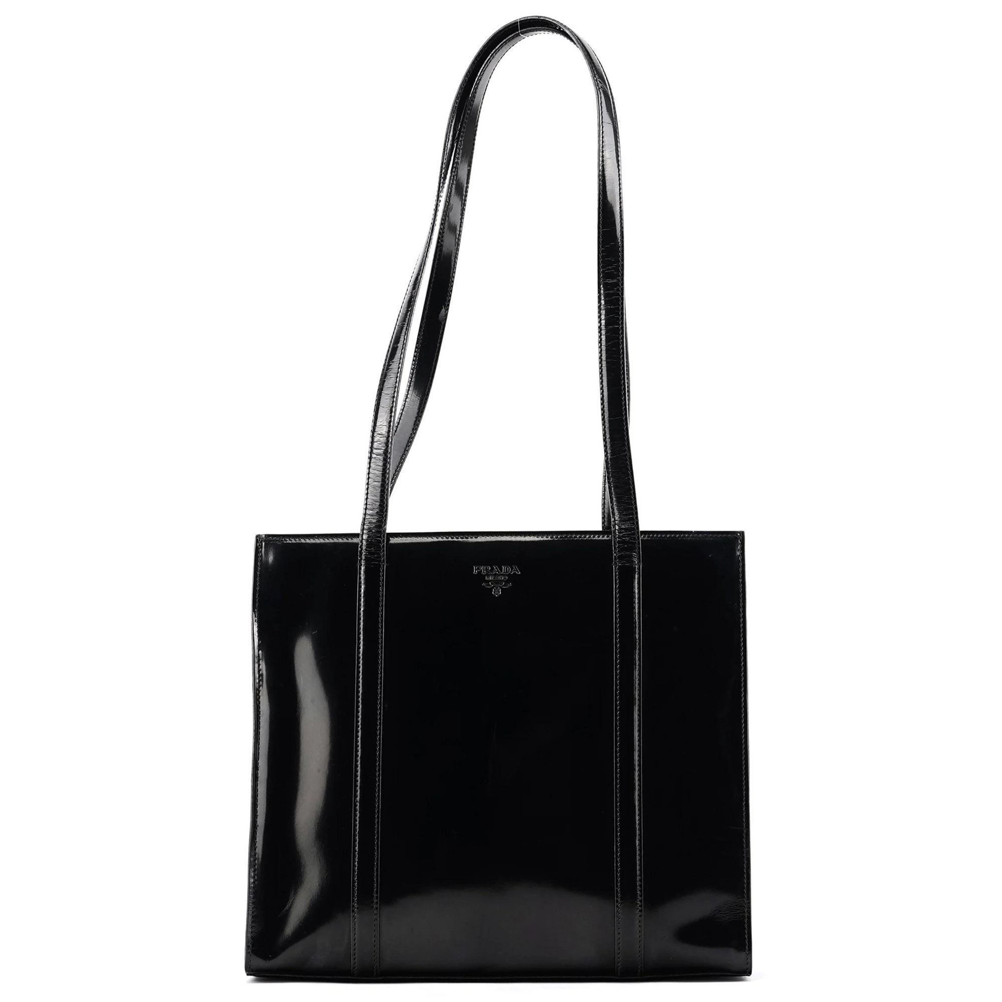 Re-Edition 1995 patent leather tote