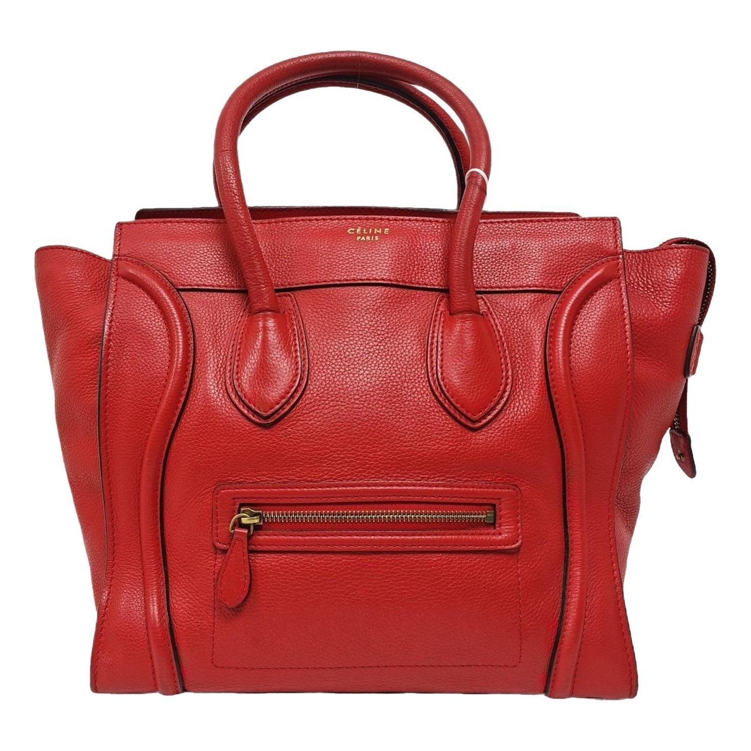 Luggage leather handbag