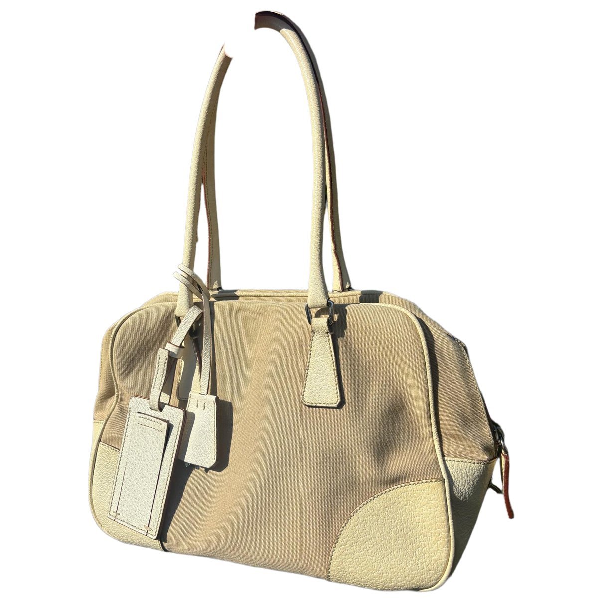 Leather bowling bag