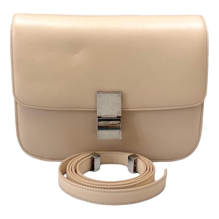Classic leather crossbody bag