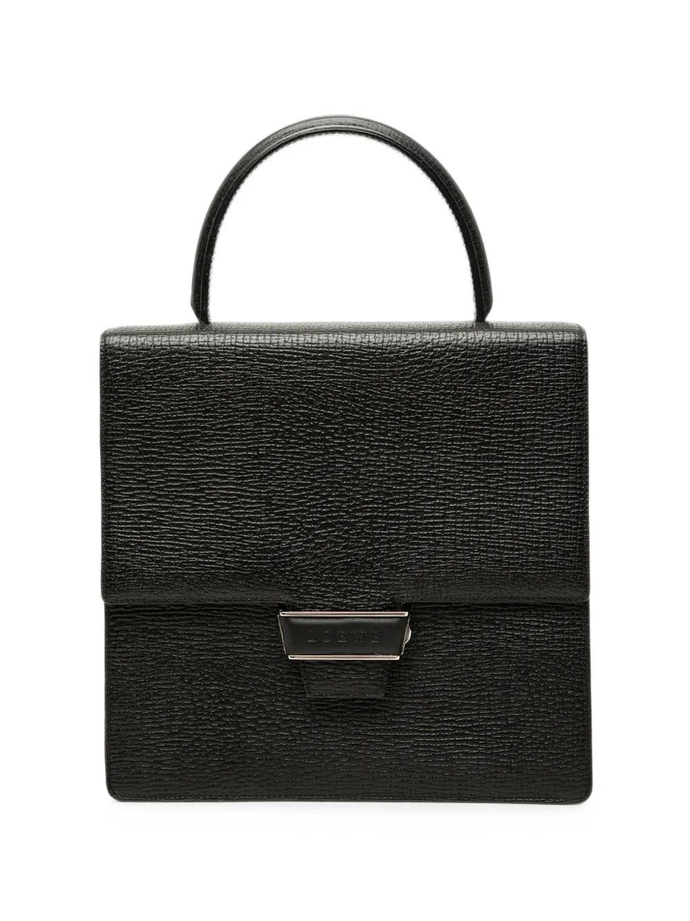 20th Century Textured Leather Top Handle Bag satchel