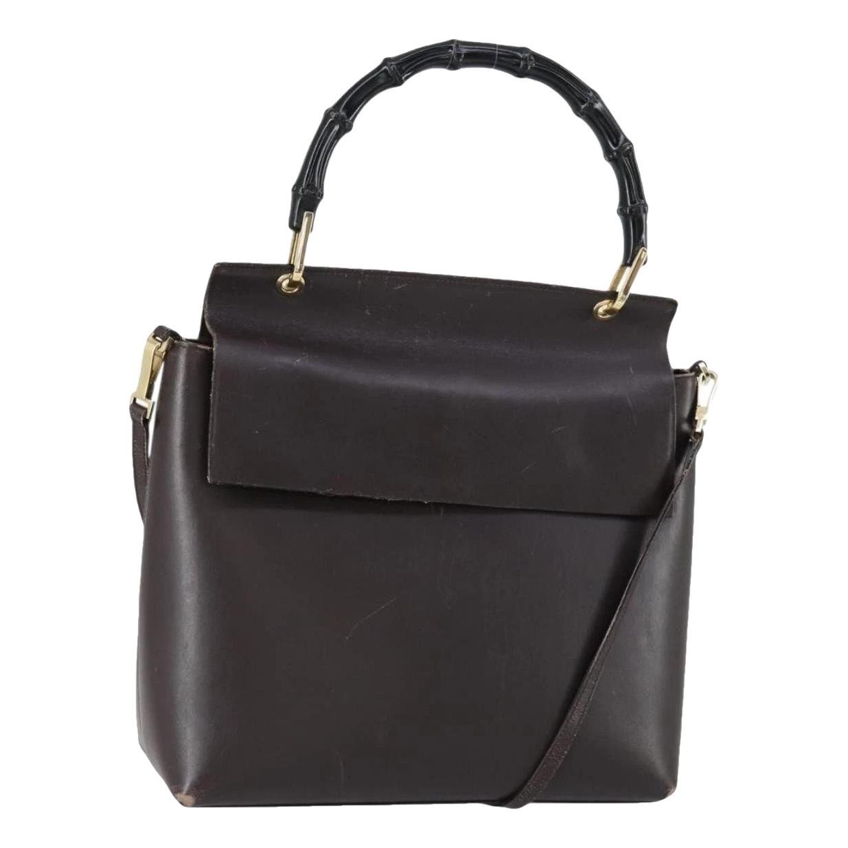 Leather handbag