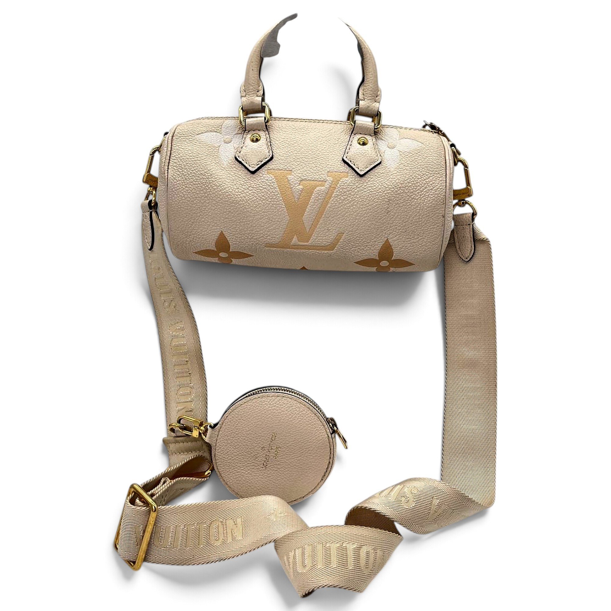 Papillon BB leather handbag