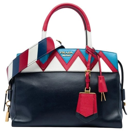 Esplanade leather satchel