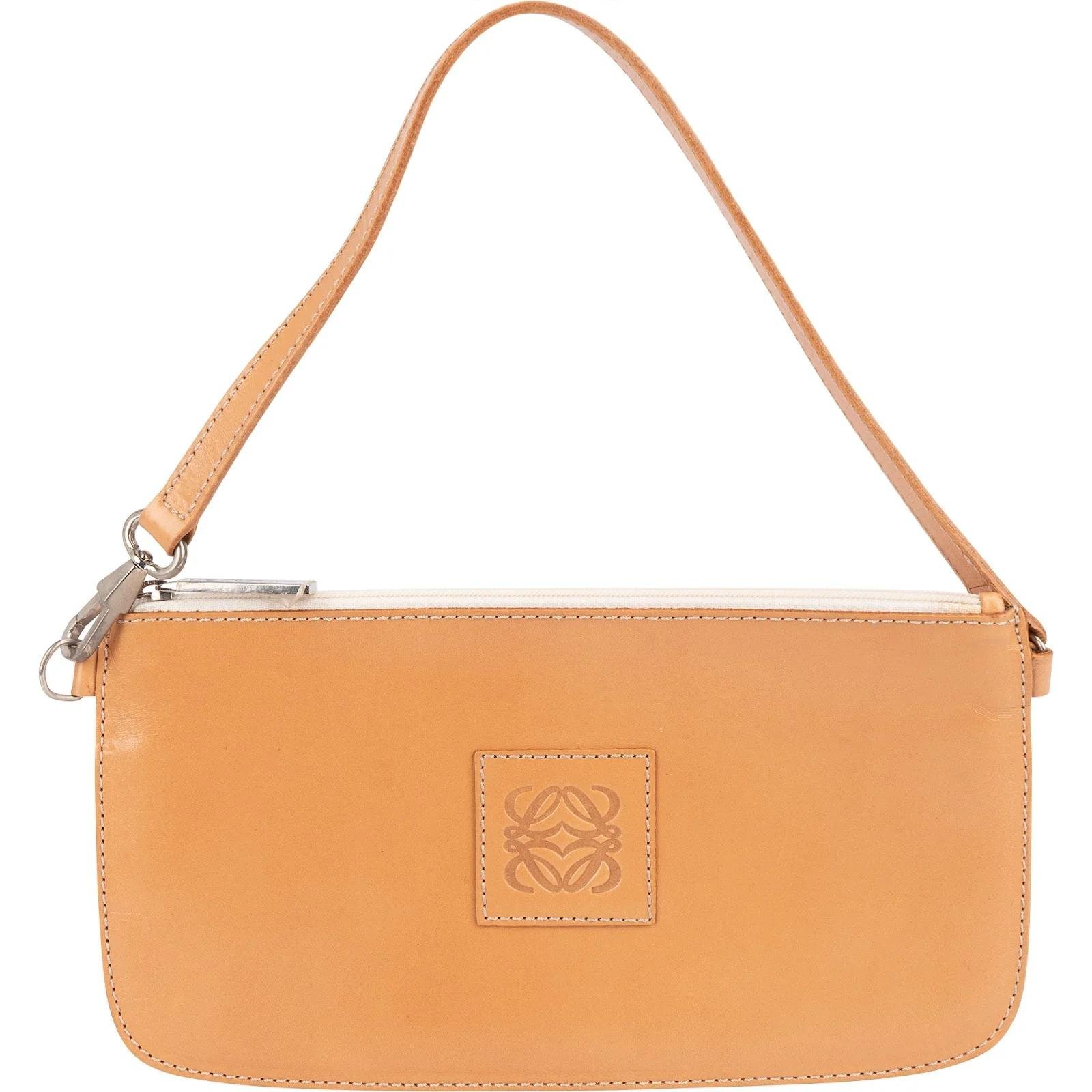 Anagram leather handbag
