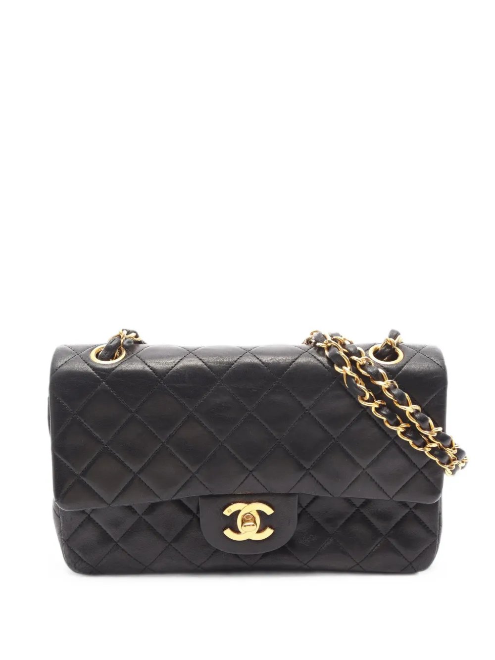 1989-1991 Matelassé double flap shoulder bag