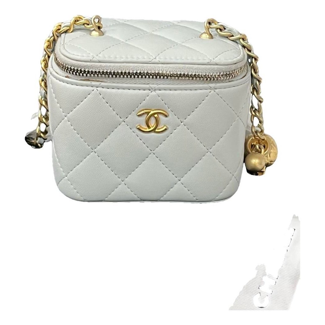 Trendy CC Vanity leather handbag
