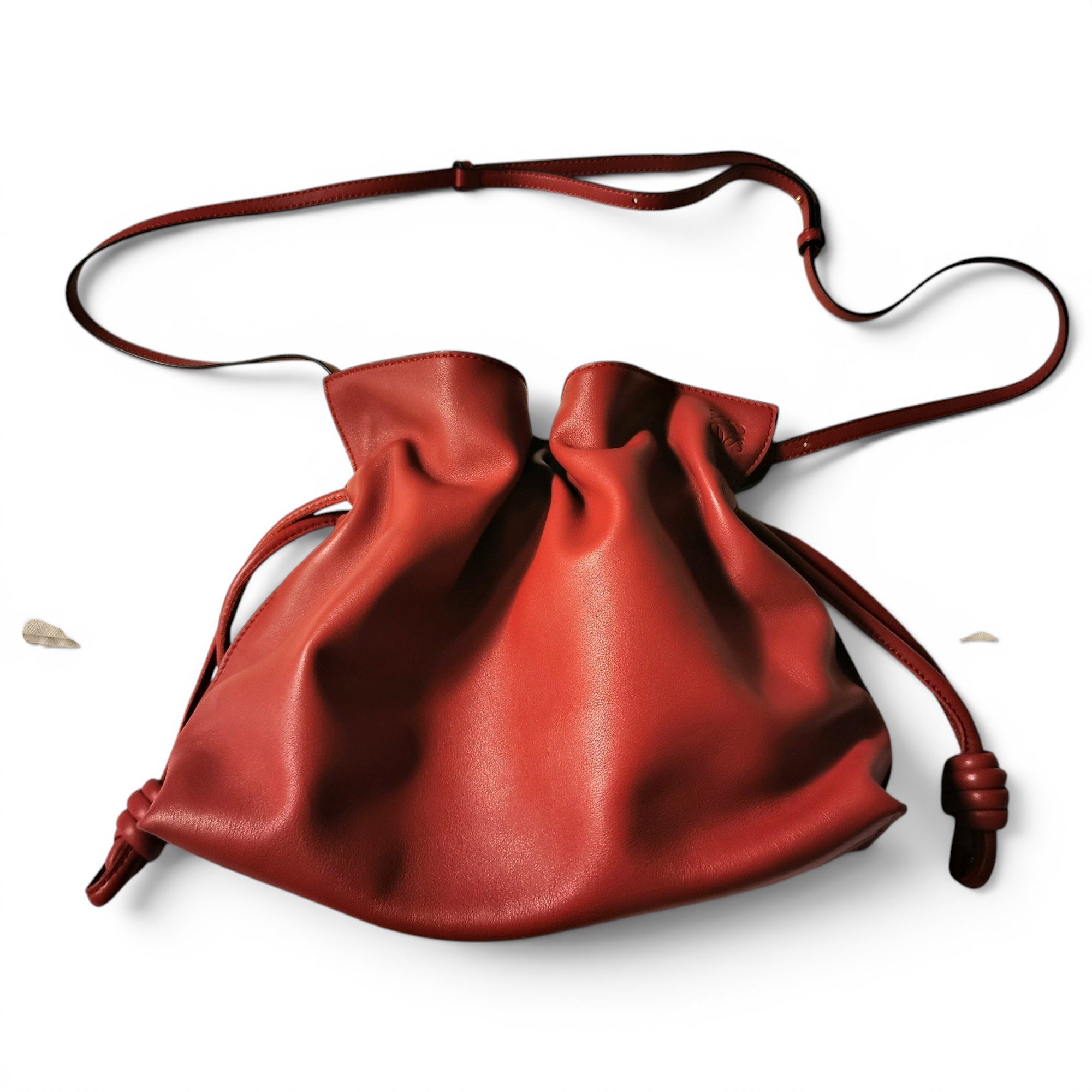 Flamenco leather handbag