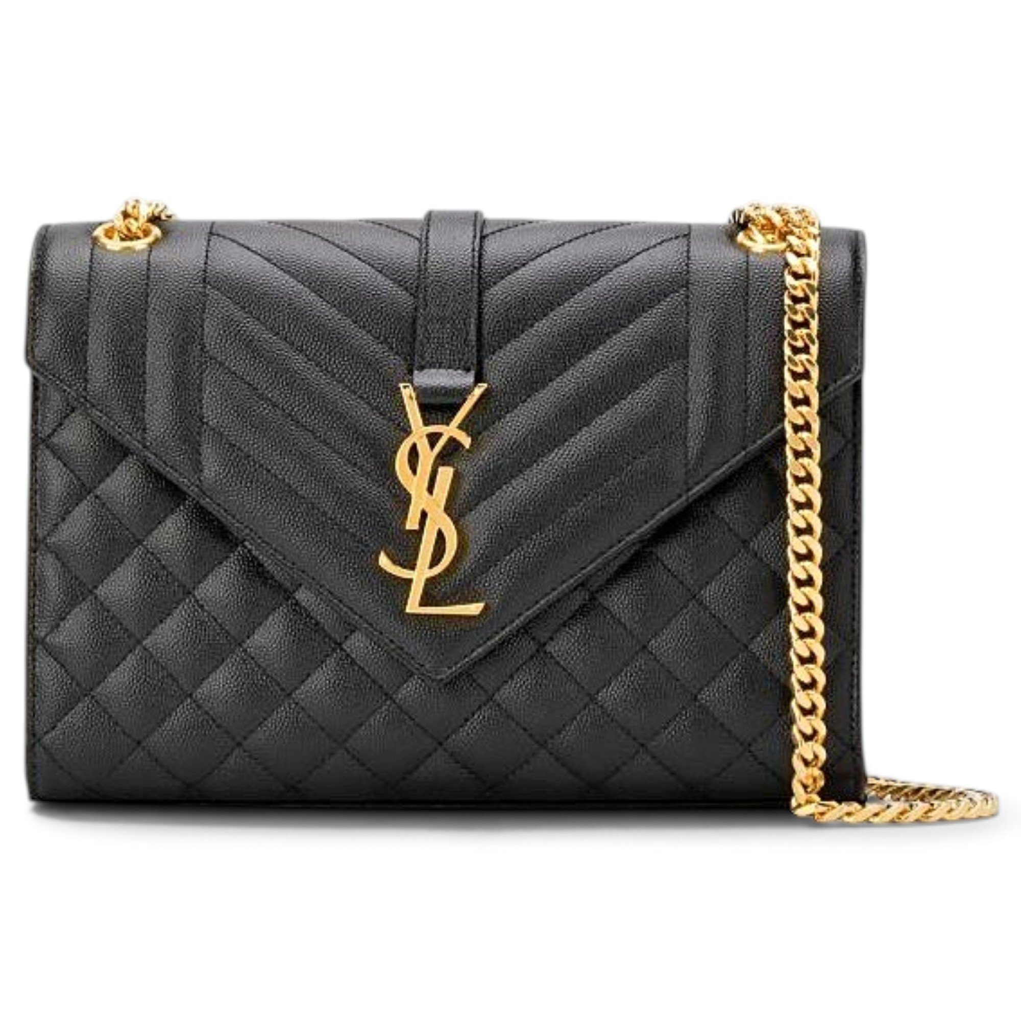 Envelope leather crossbody bag