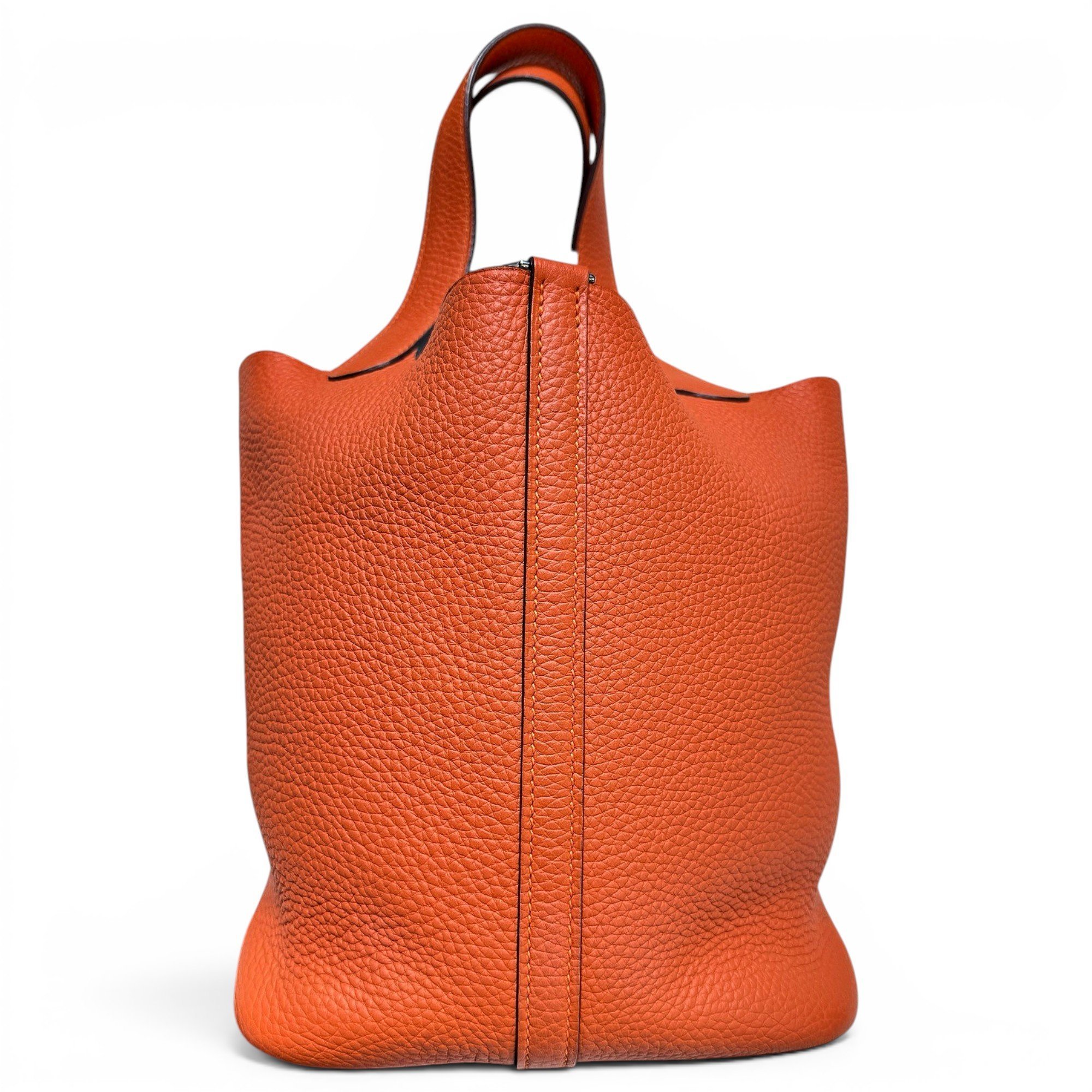 Picotin leather handbag
