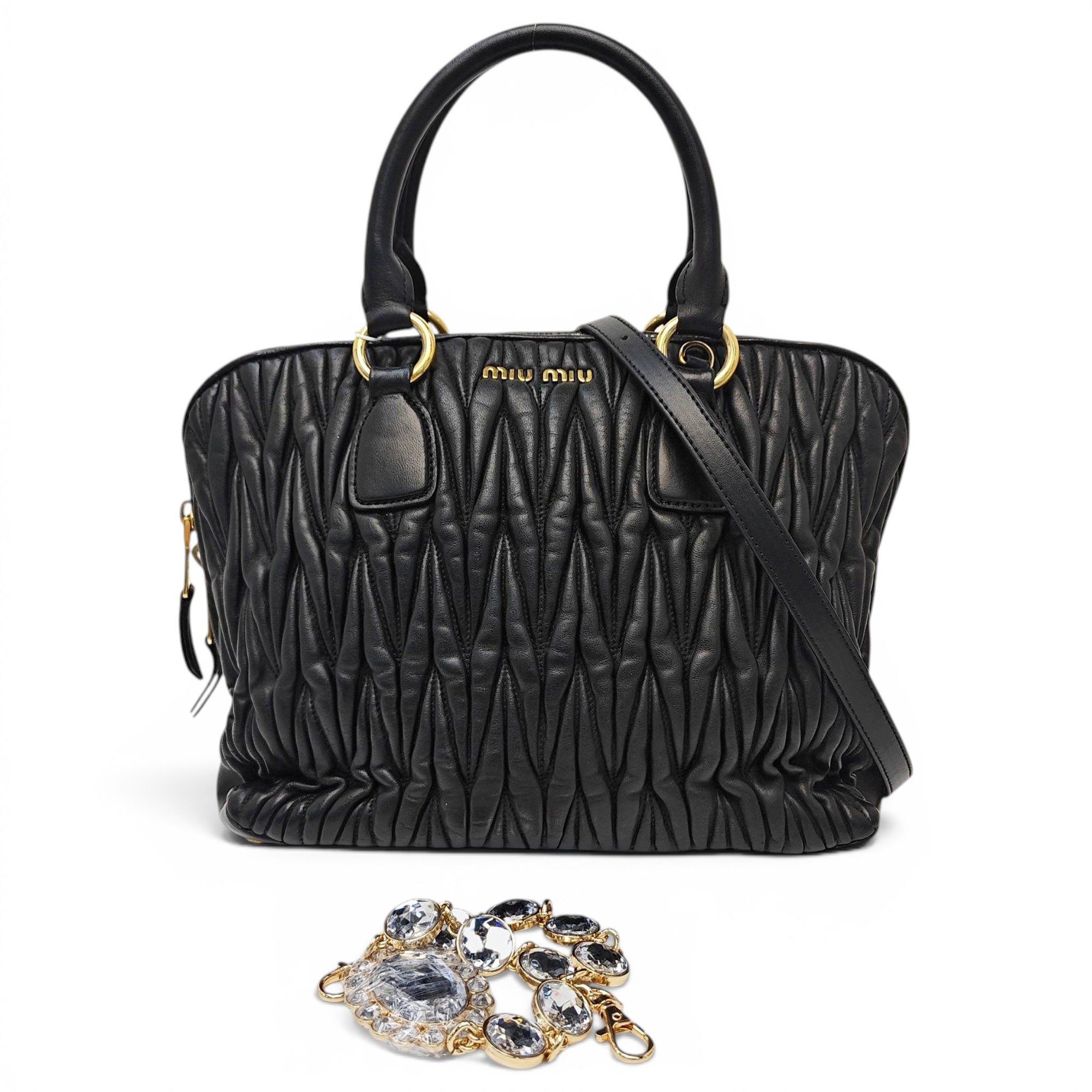 Arcadie leather handbag