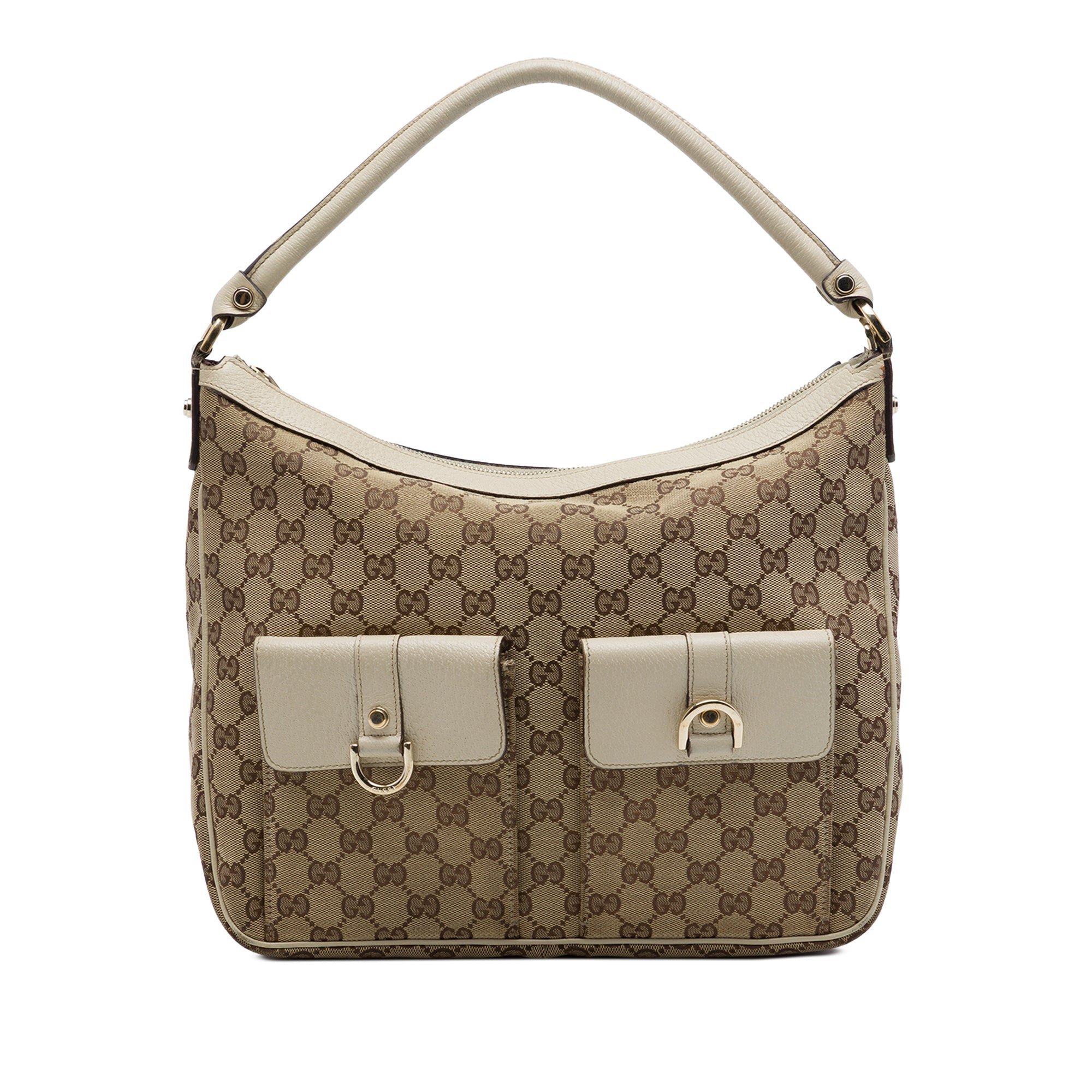 D-Ring pony-style calfskin handbag