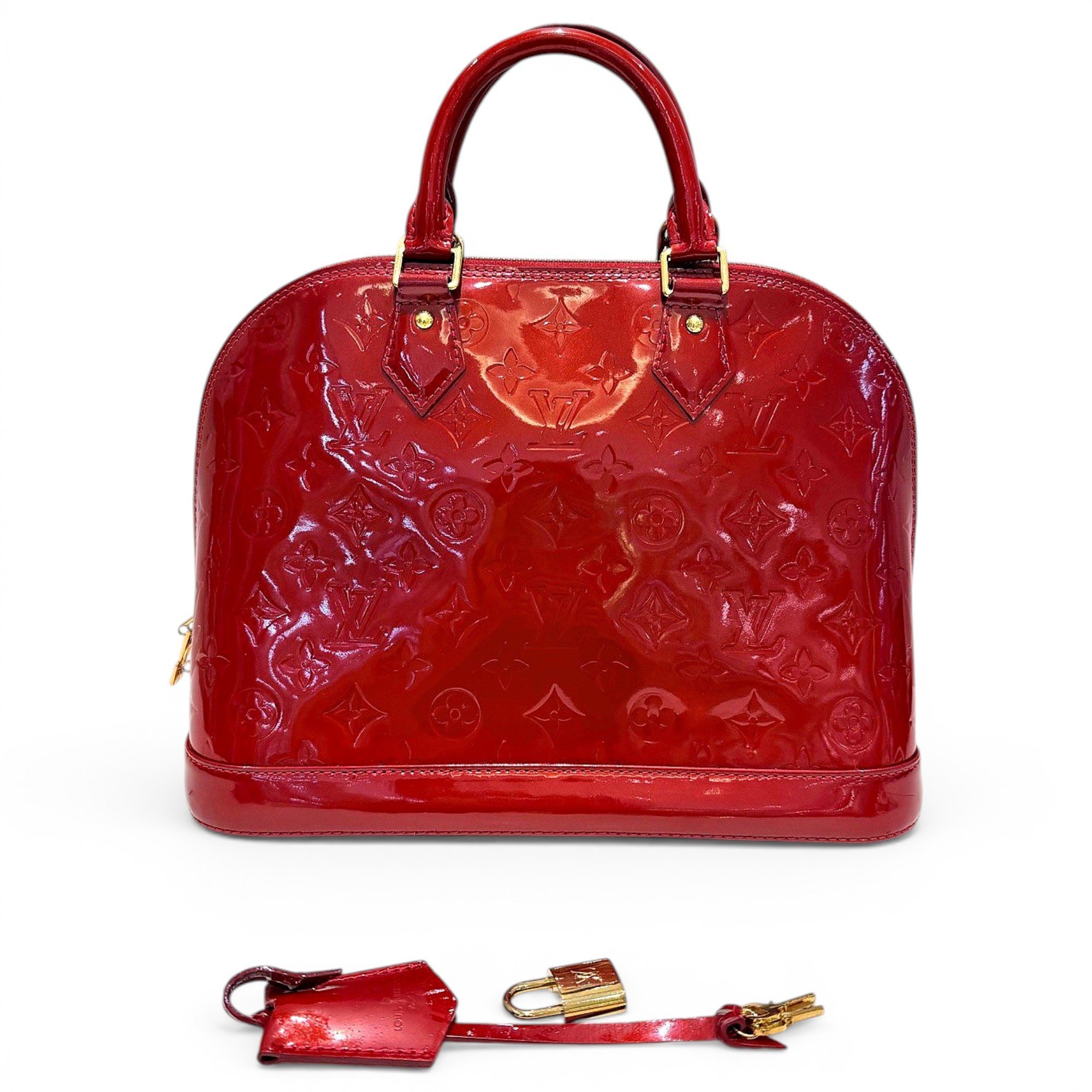 Alma patent leather handbag